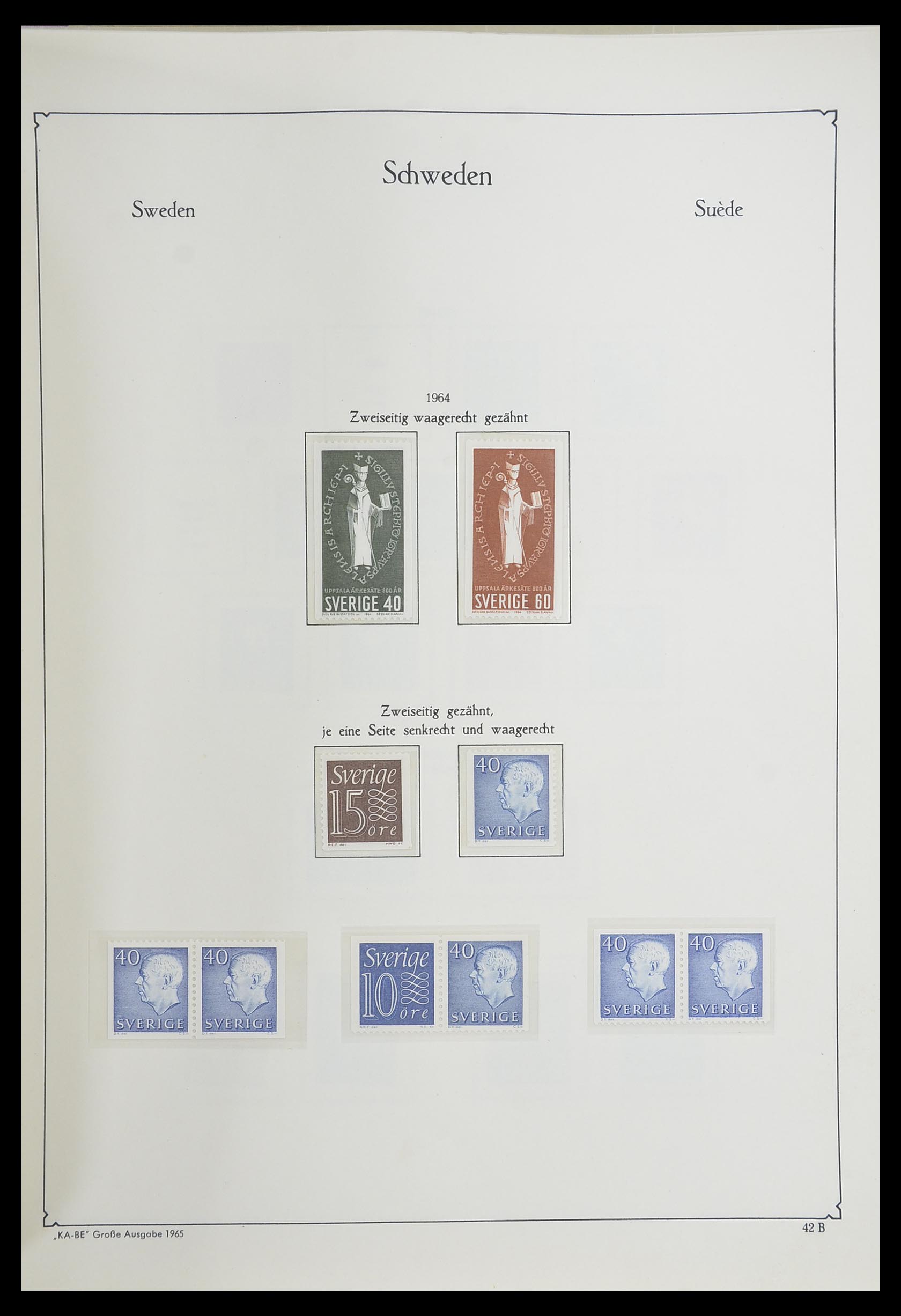 33379 211 - Stamp collection 33379 Scandinavia 1856-1972.