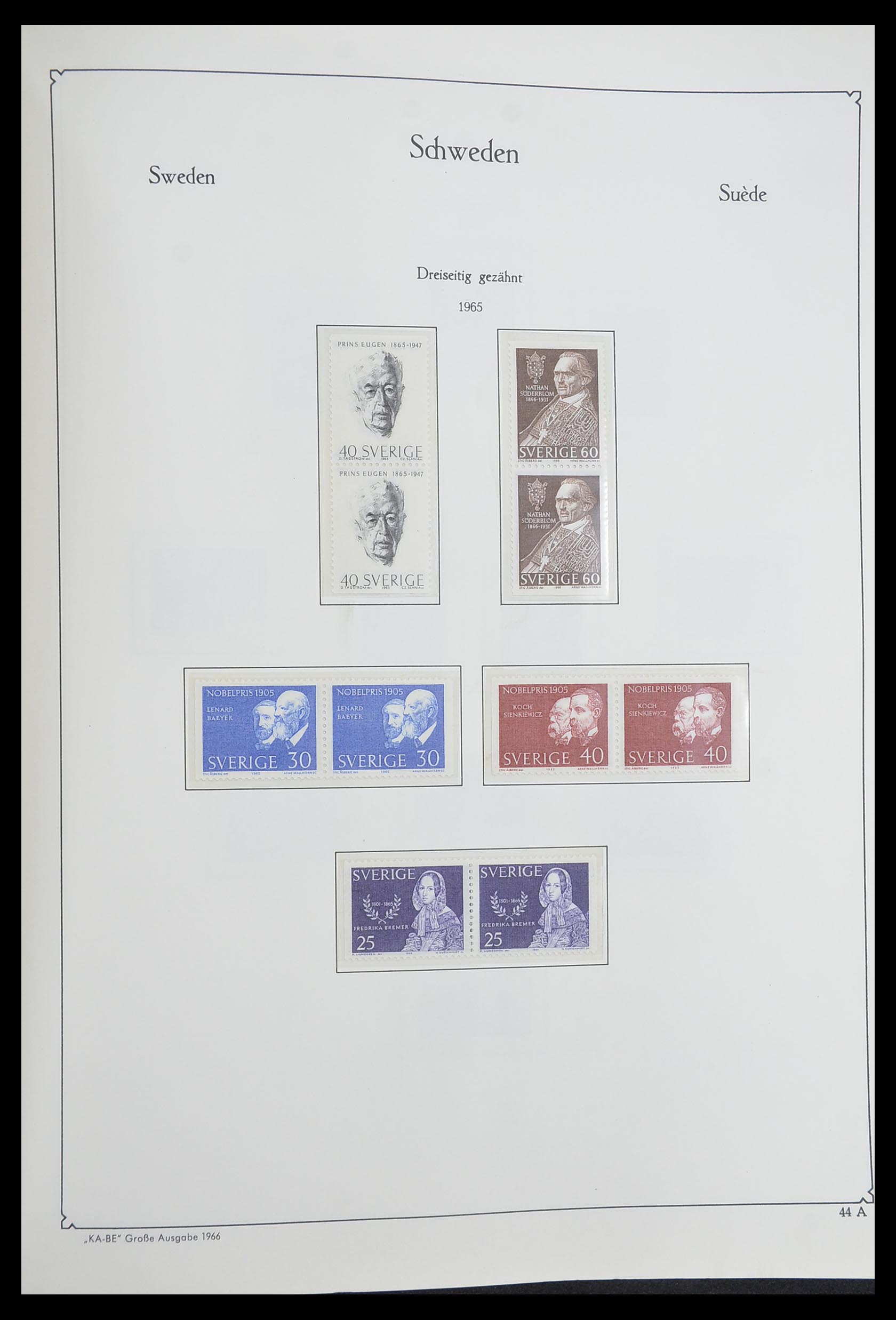 33379 216 - Postzegelverzameling 33379 Scandinavië 1856-1972.