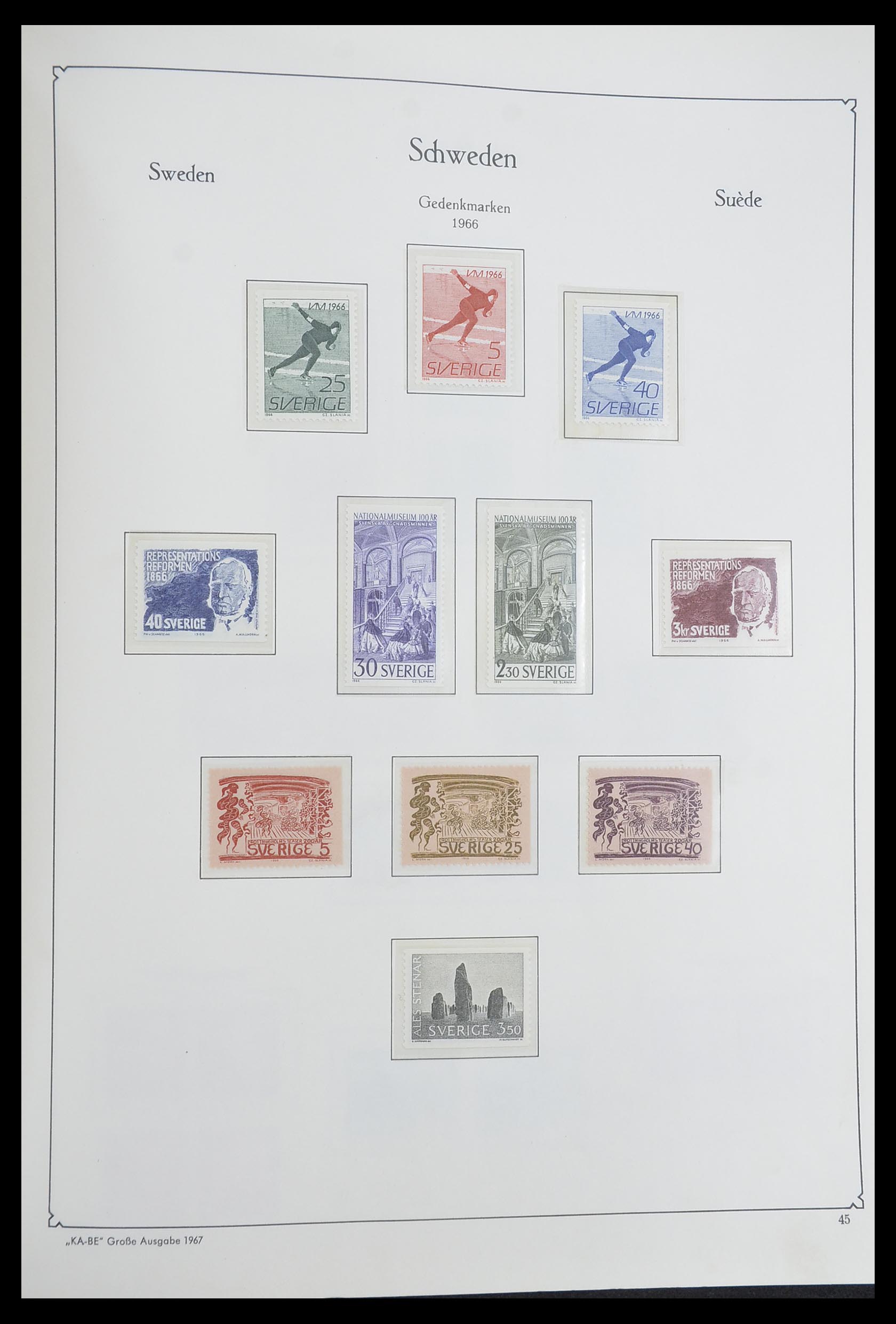 33379 217 - Postzegelverzameling 33379 Scandinavië 1856-1972.