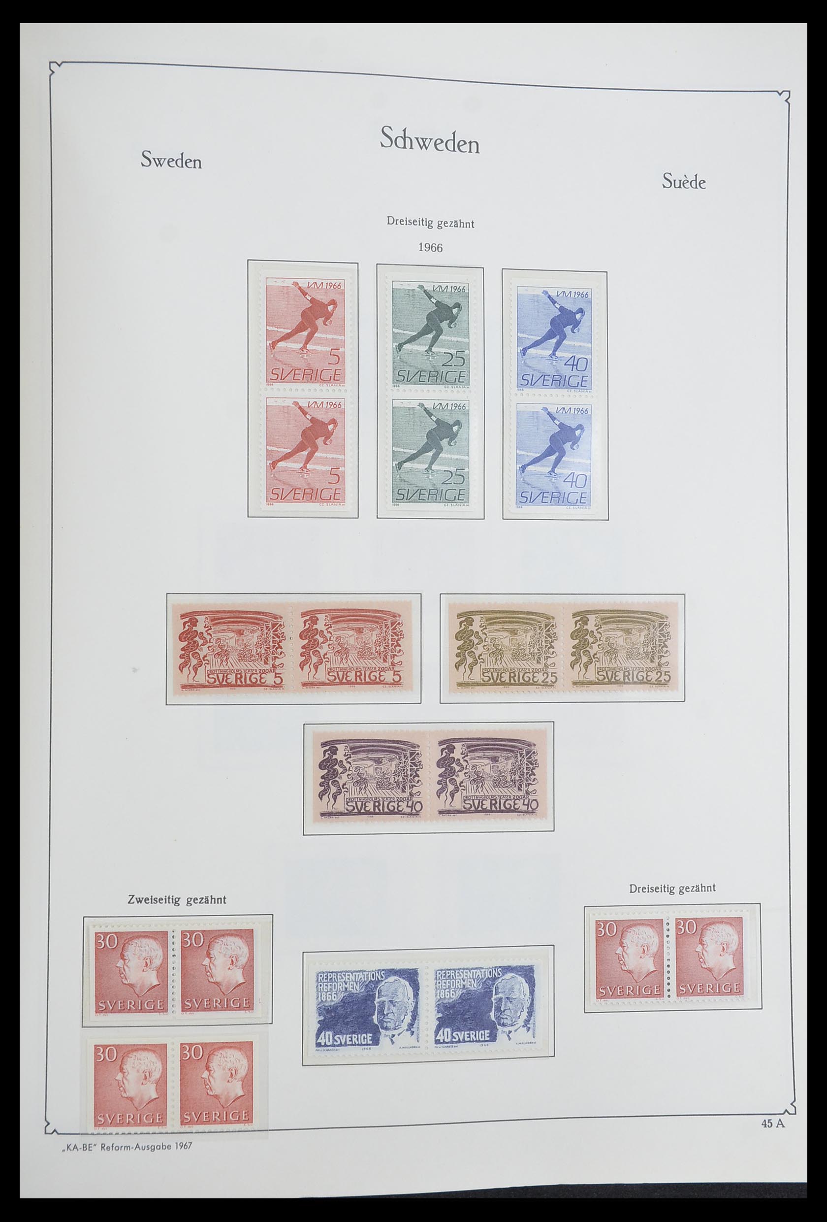 33379 218 - Postzegelverzameling 33379 Scandinavië 1856-1972.