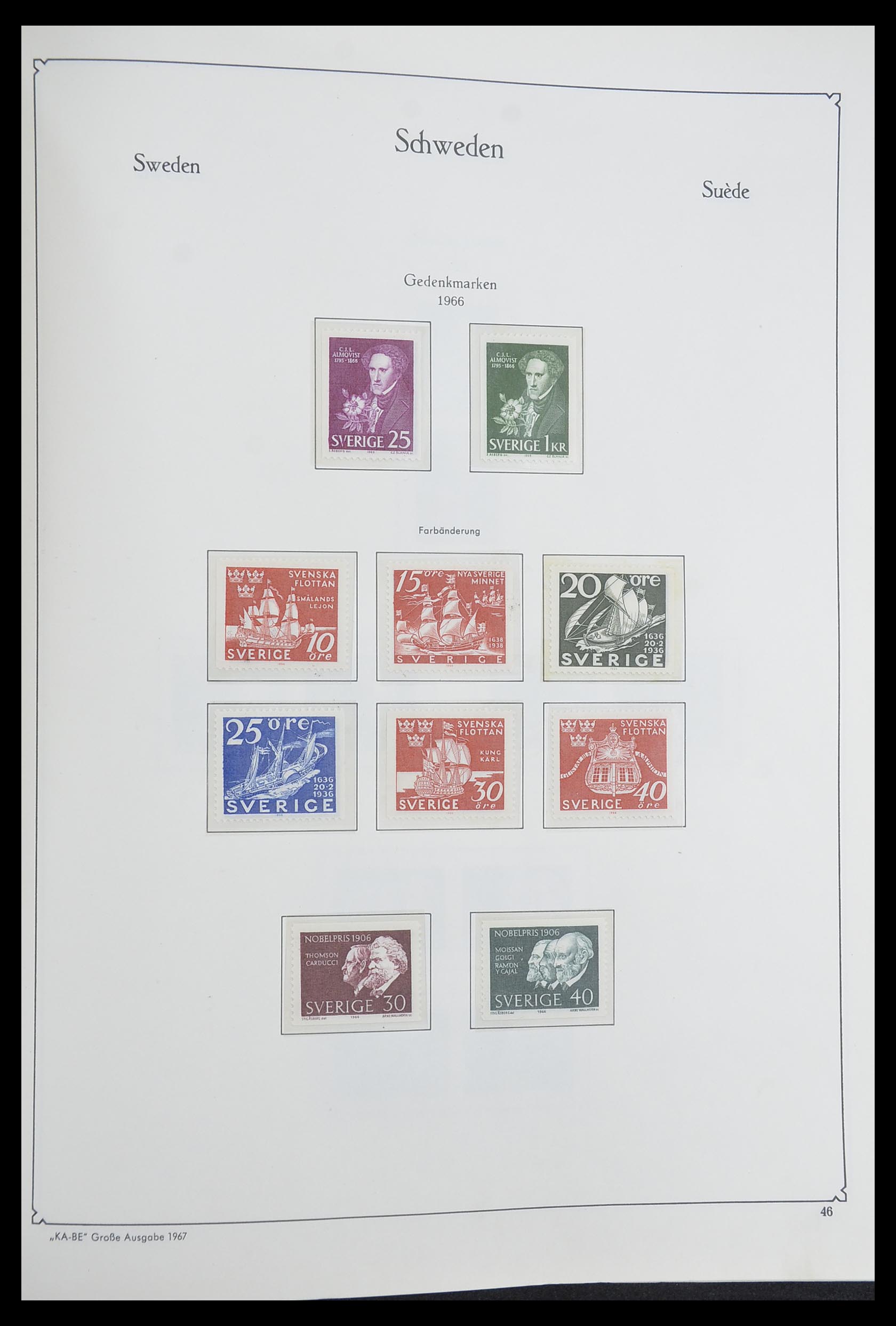 33379 219 - Postzegelverzameling 33379 Scandinavië 1856-1972.