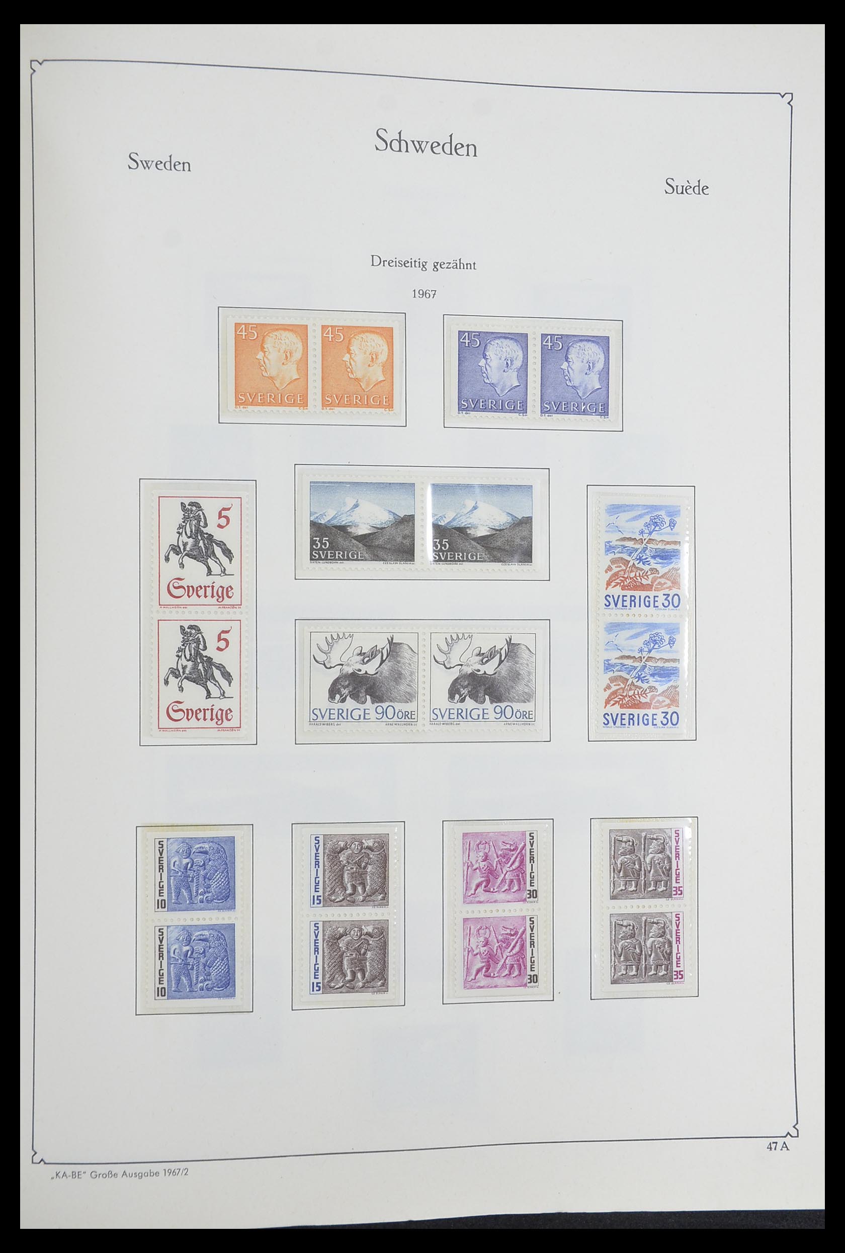 33379 222 - Stamp collection 33379 Scandinavia 1856-1972.
