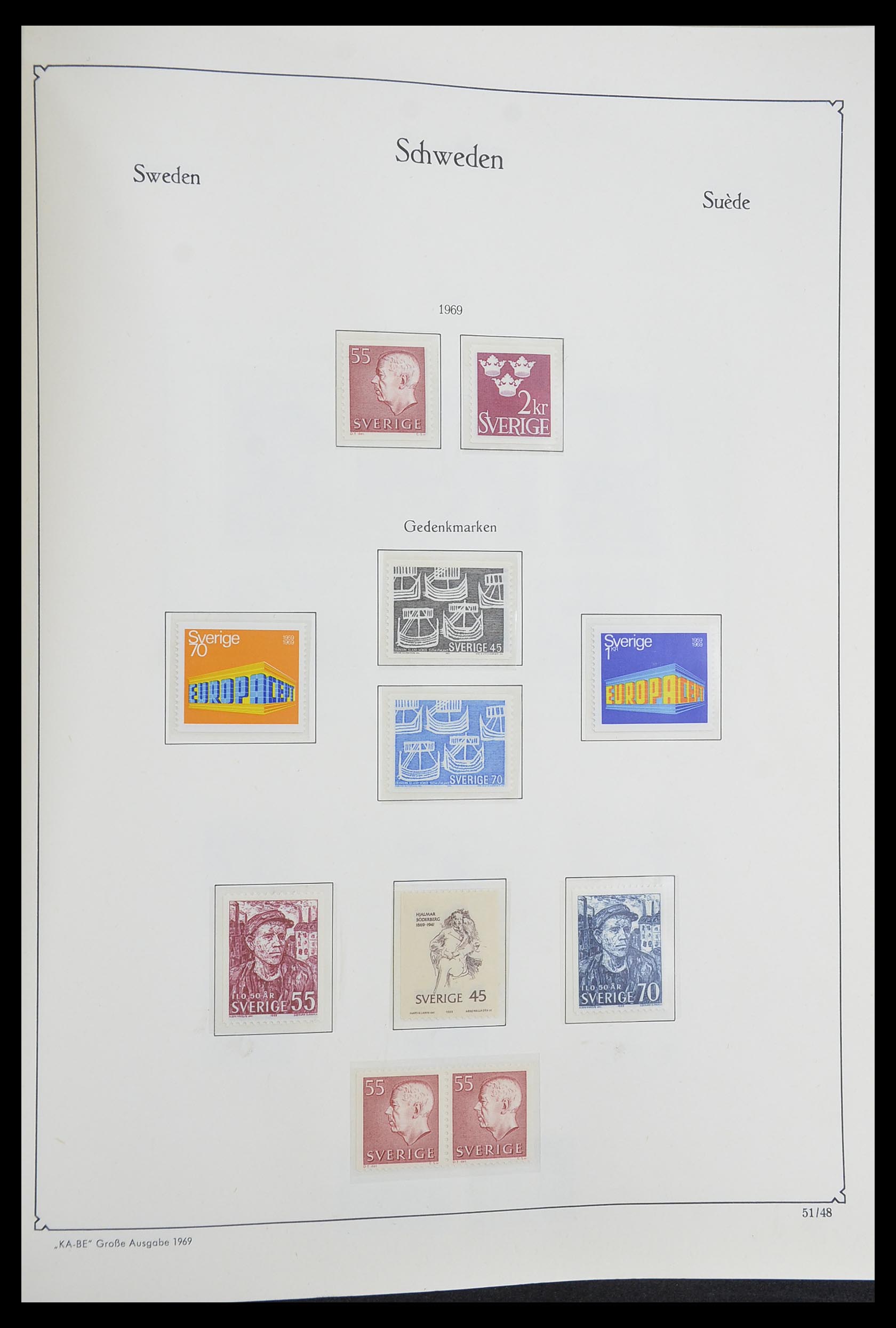 33379 229 - Stamp collection 33379 Scandinavia 1856-1972.