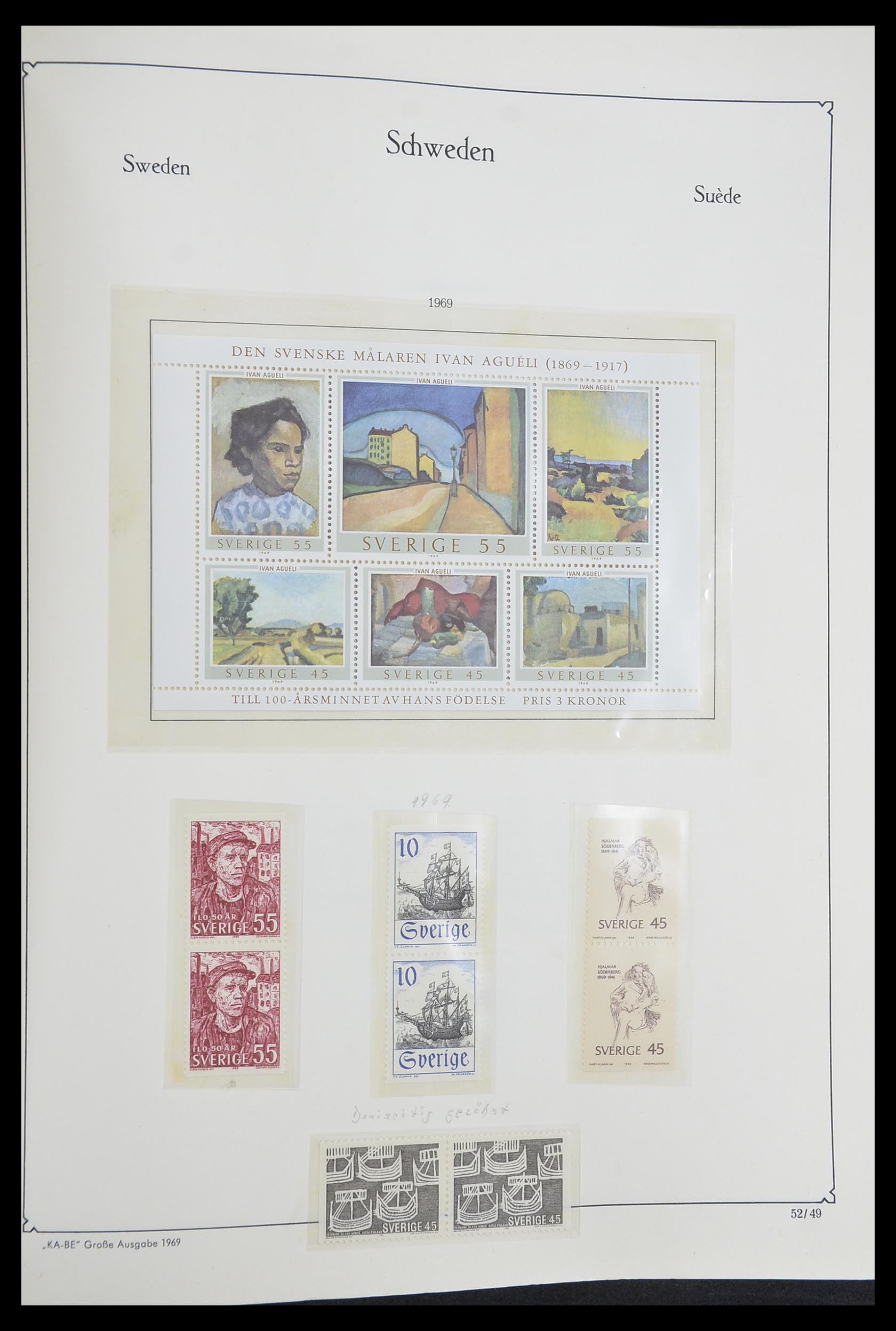 33379 230 - Stamp collection 33379 Scandinavia 1856-1972.