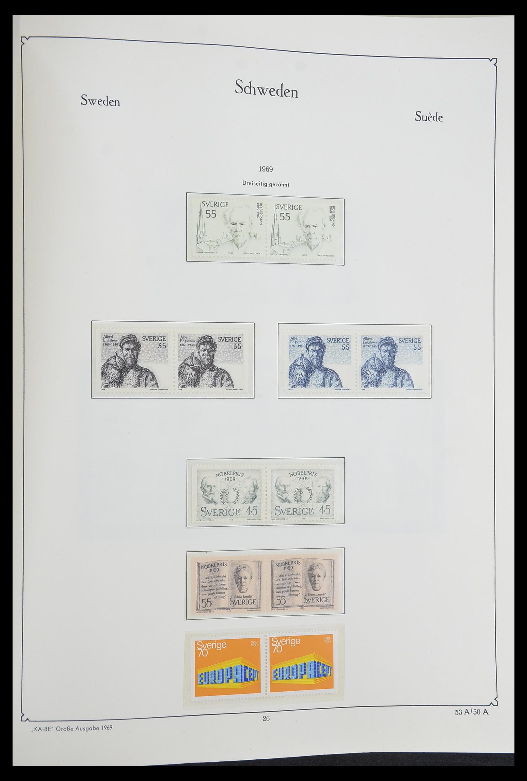 33379 232 - Stamp collection 33379 Scandinavia 1856-1972.