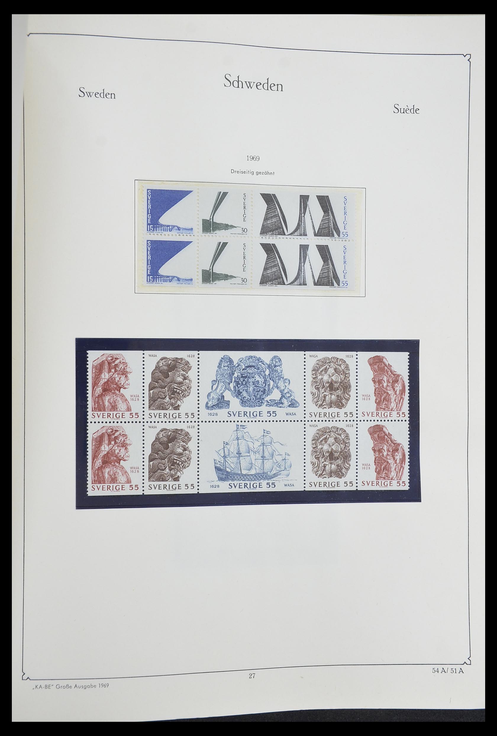 33379 233 - Stamp collection 33379 Scandinavia 1856-1972.