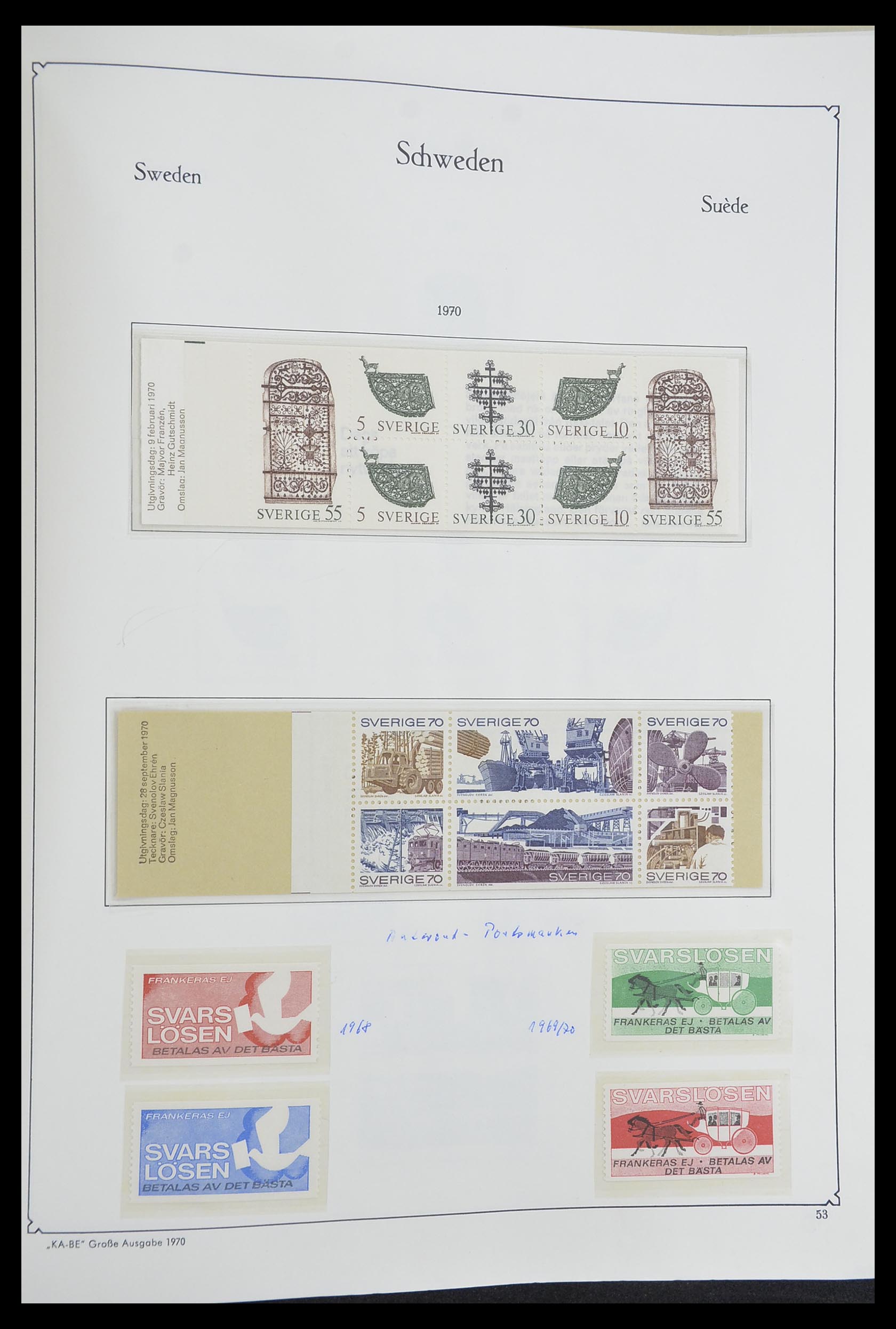 33379 236 - Stamp collection 33379 Scandinavia 1856-1972.