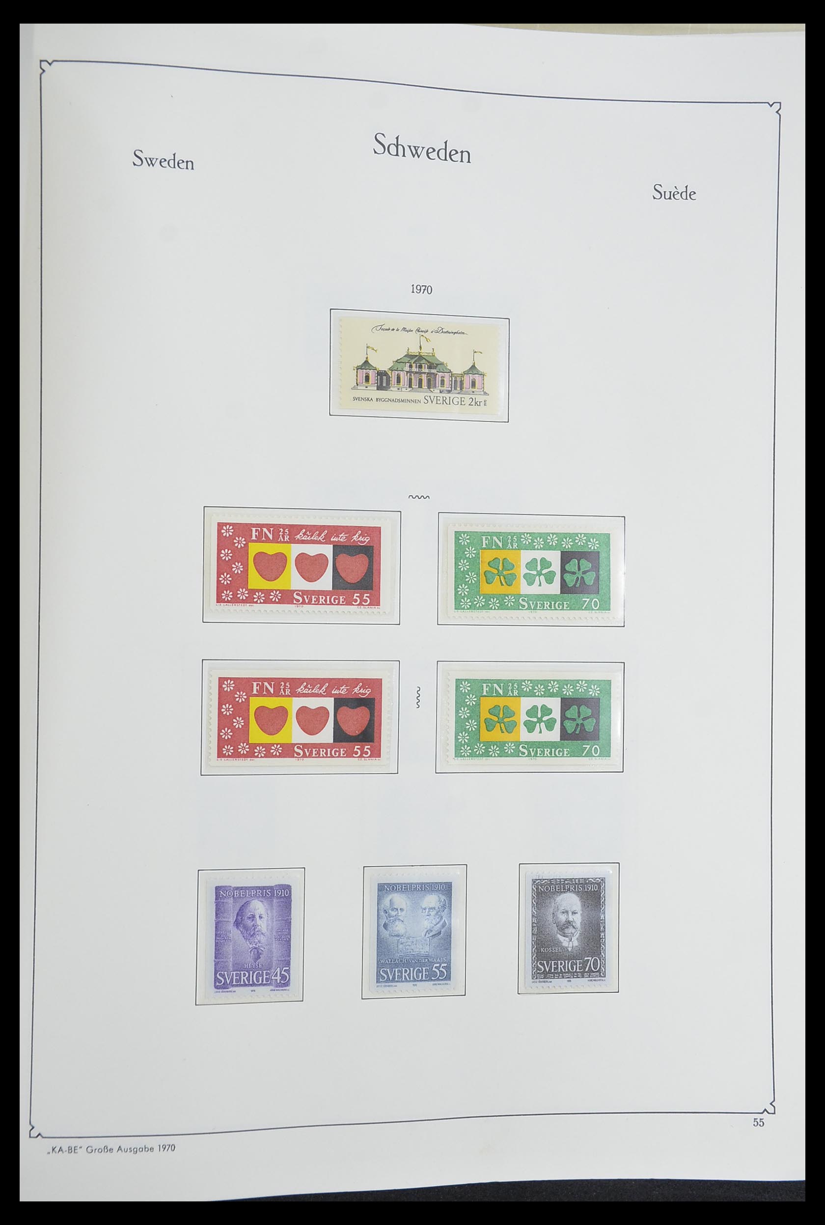 33379 240 - Stamp collection 33379 Scandinavia 1856-1972.