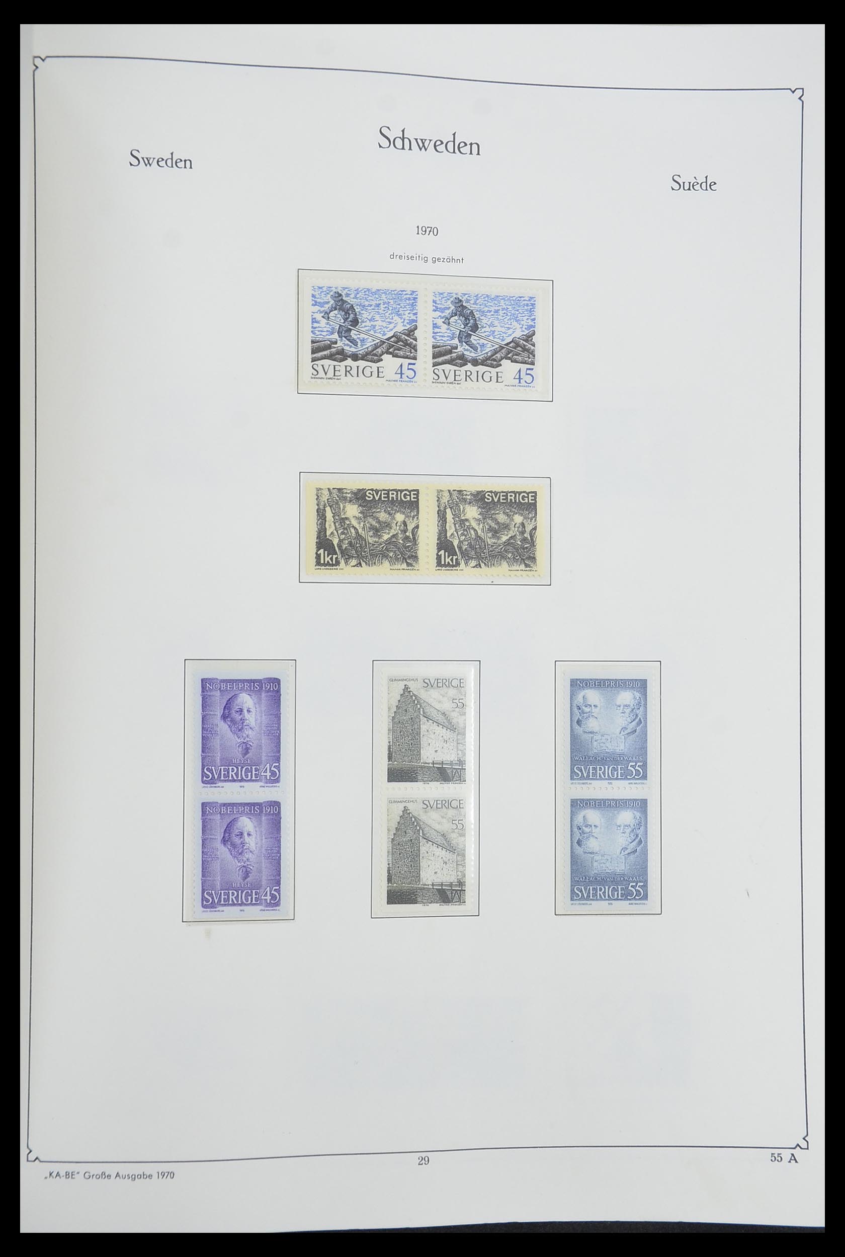 33379 241 - Postzegelverzameling 33379 Scandinavië 1856-1972.