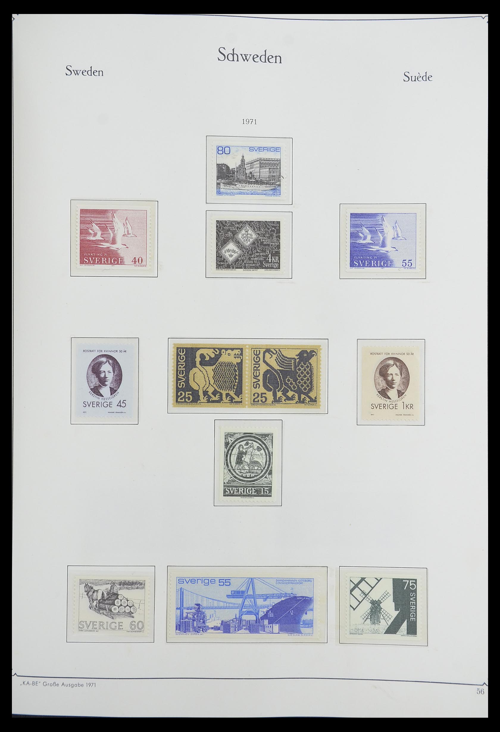 33379 242 - Postzegelverzameling 33379 Scandinavië 1856-1972.