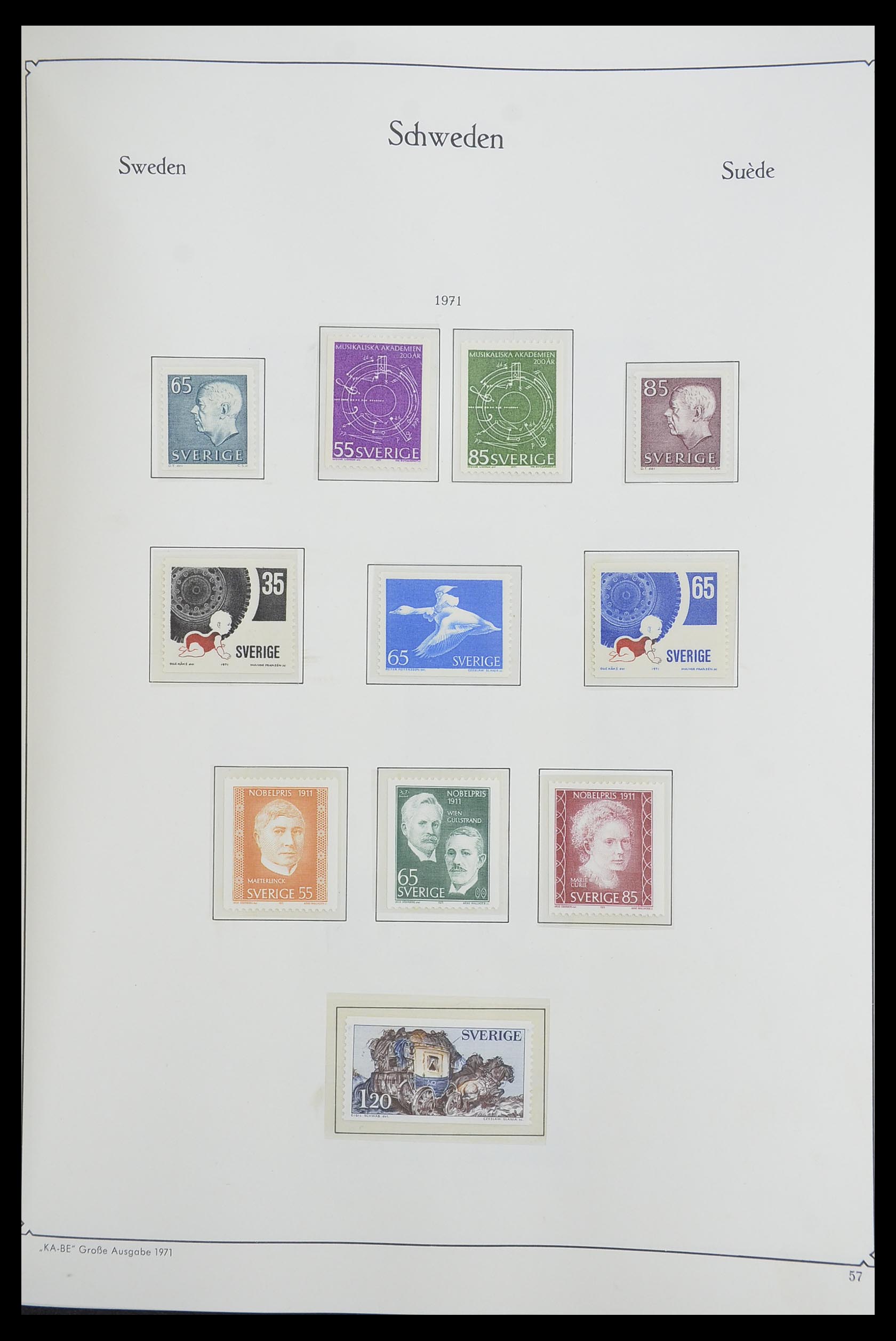 33379 244 - Postzegelverzameling 33379 Scandinavië 1856-1972.