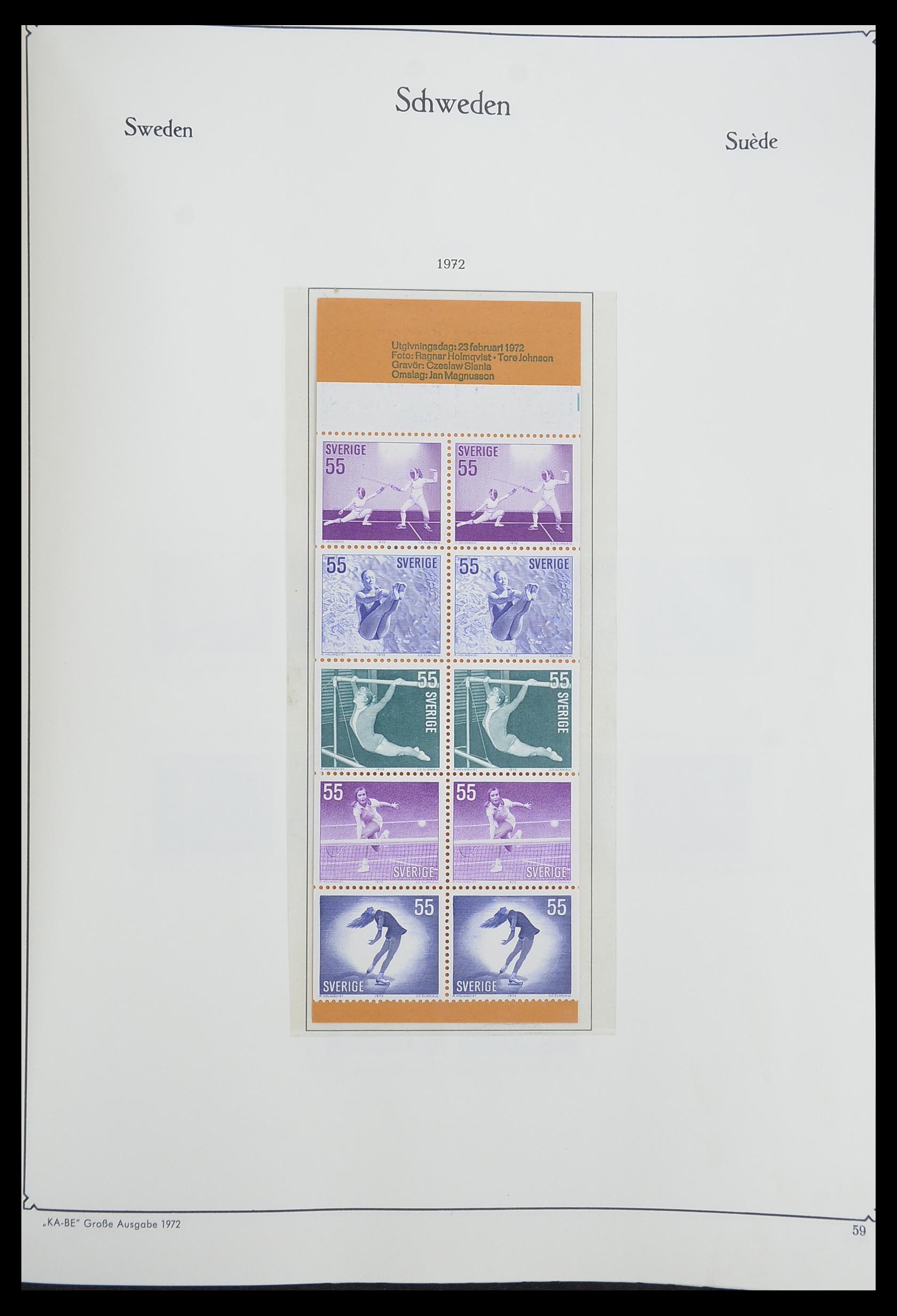 33379 247 - Postzegelverzameling 33379 Scandinavië 1856-1972.