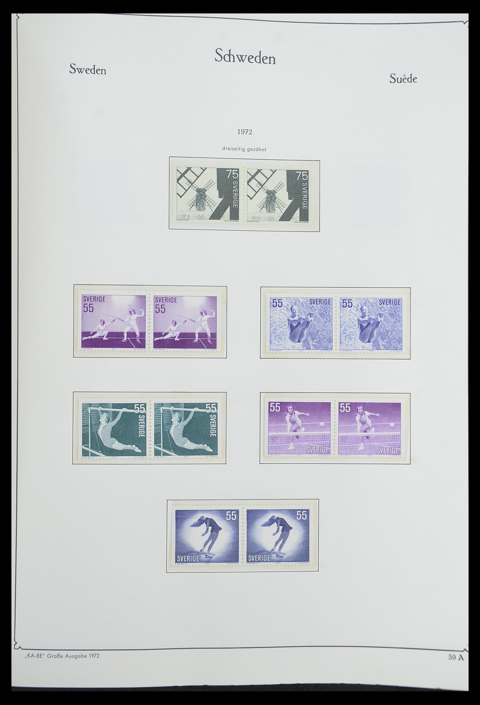 33379 248 - Postzegelverzameling 33379 Scandinavië 1856-1972.