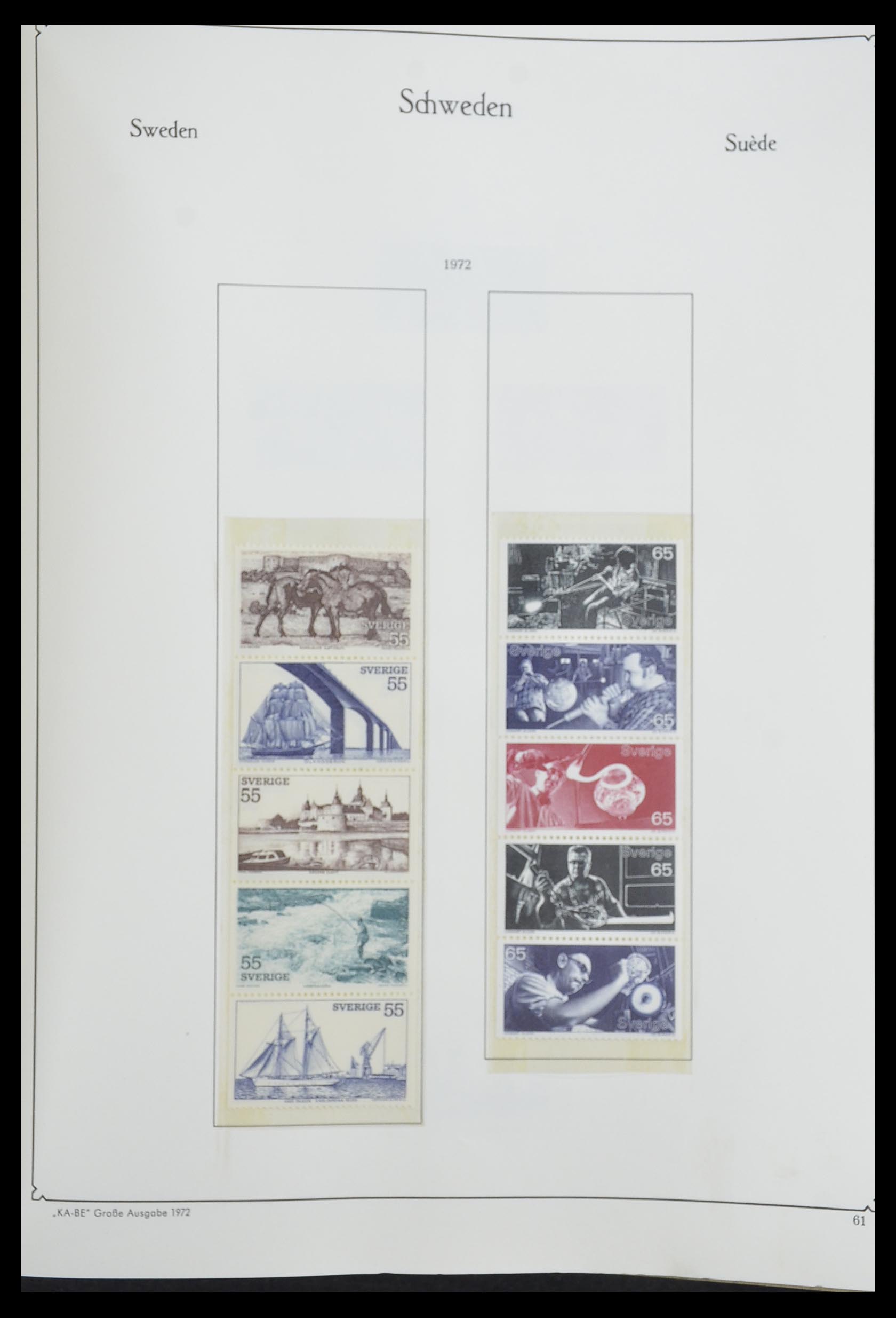 33379 250 - Postzegelverzameling 33379 Scandinavië 1856-1972.