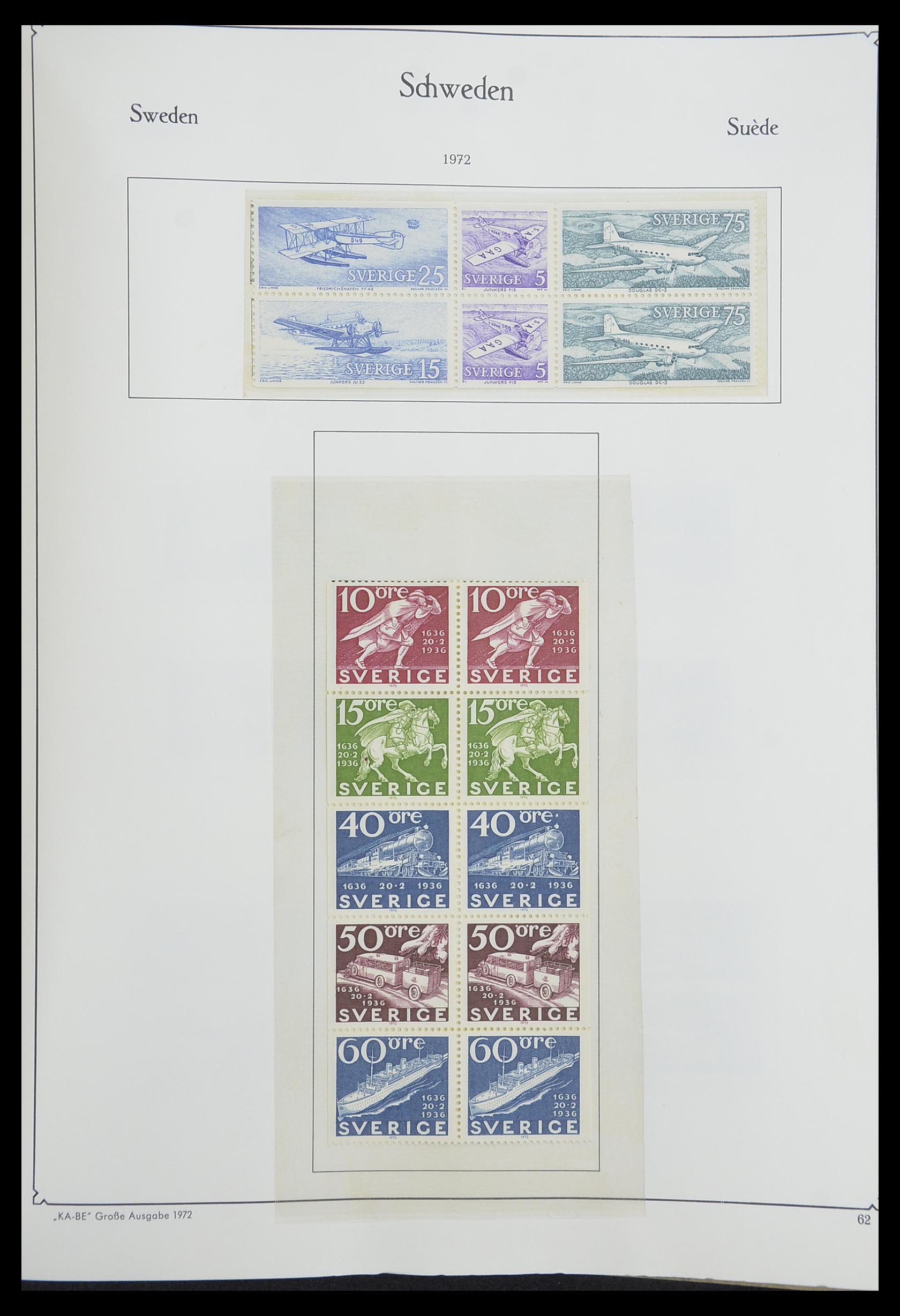 33379 252 - Postzegelverzameling 33379 Scandinavië 1856-1972.