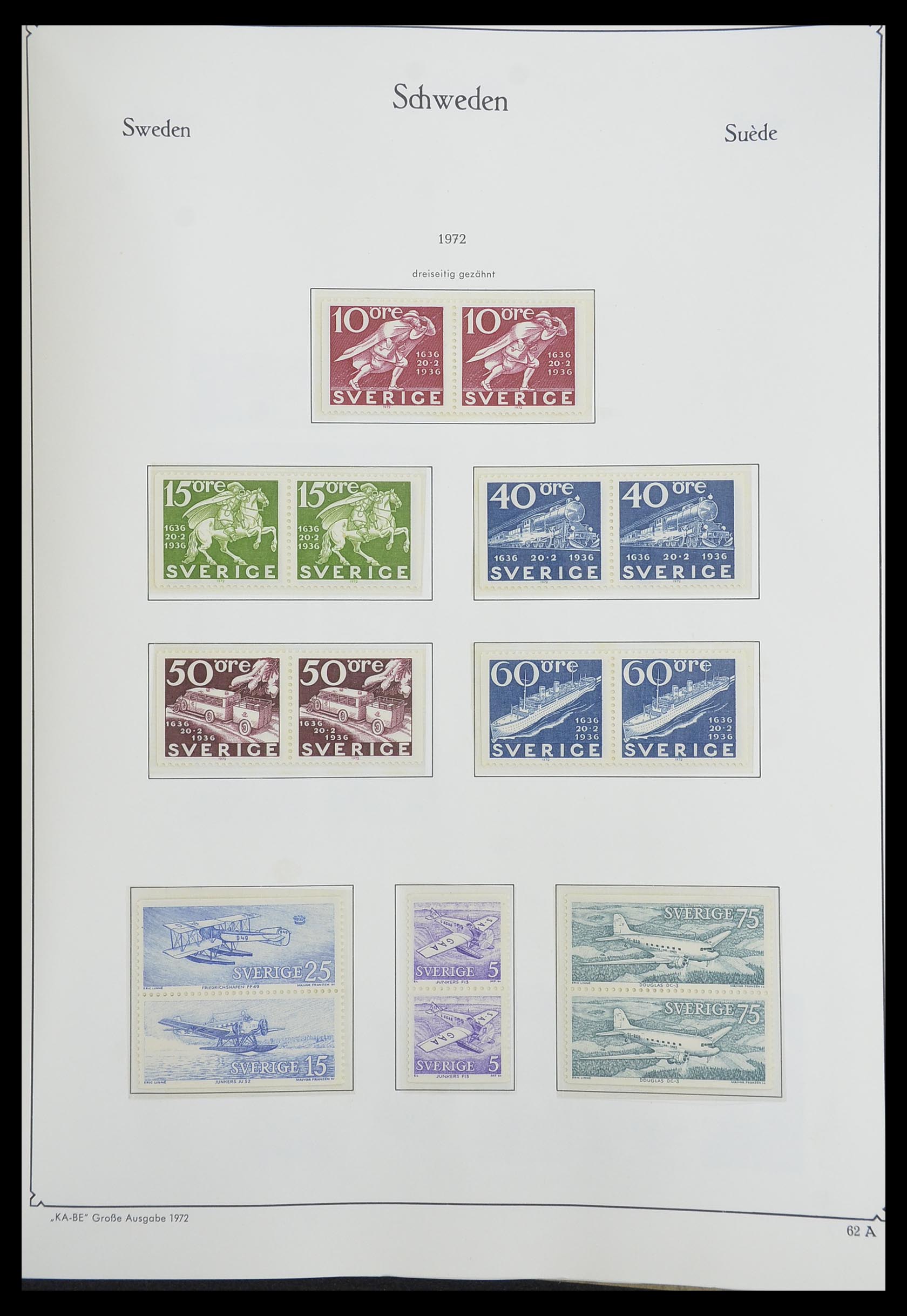 33379 253 - Postzegelverzameling 33379 Scandinavië 1856-1972.