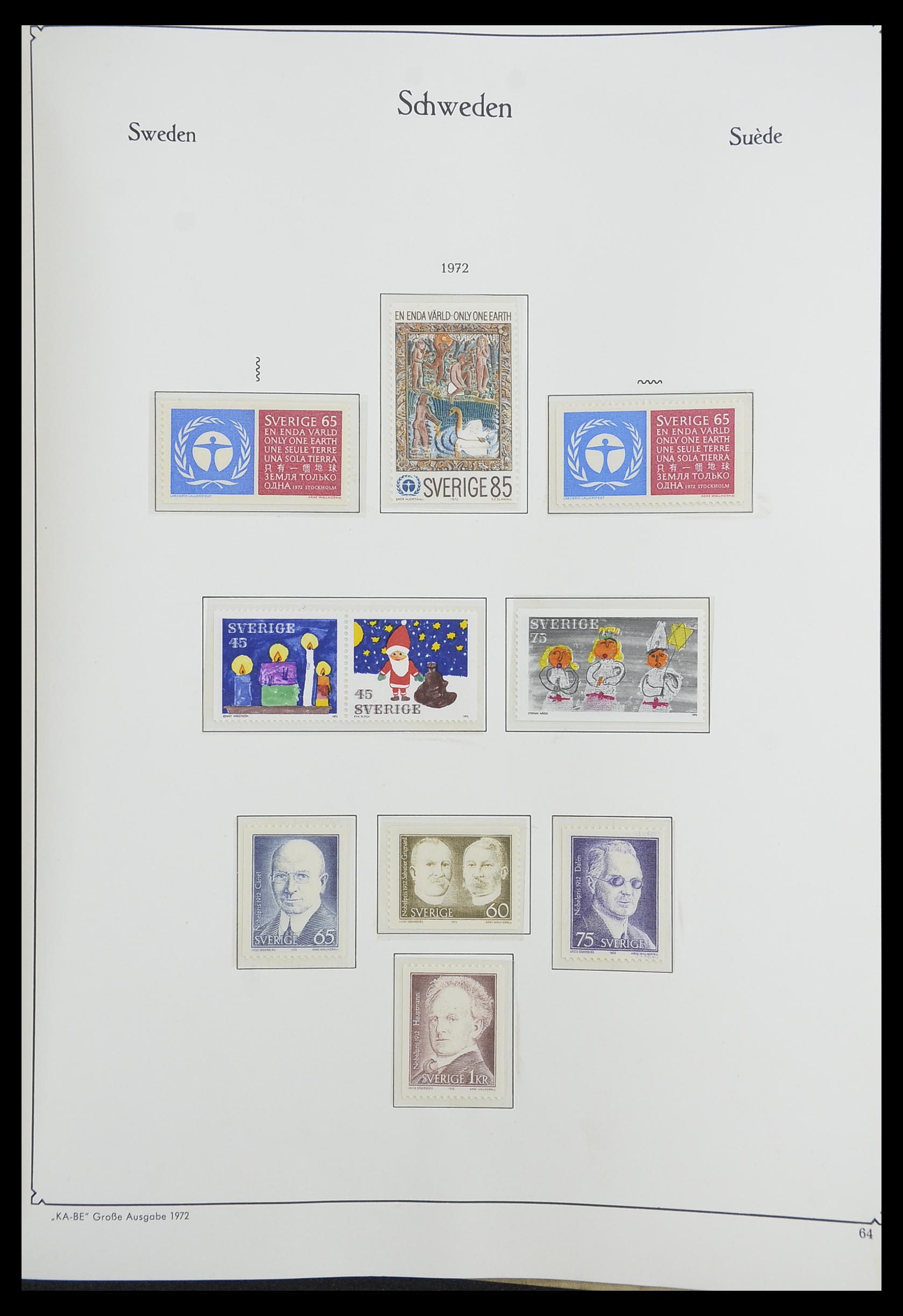 33379 255 - Stamp collection 33379 Scandinavia 1856-1972.