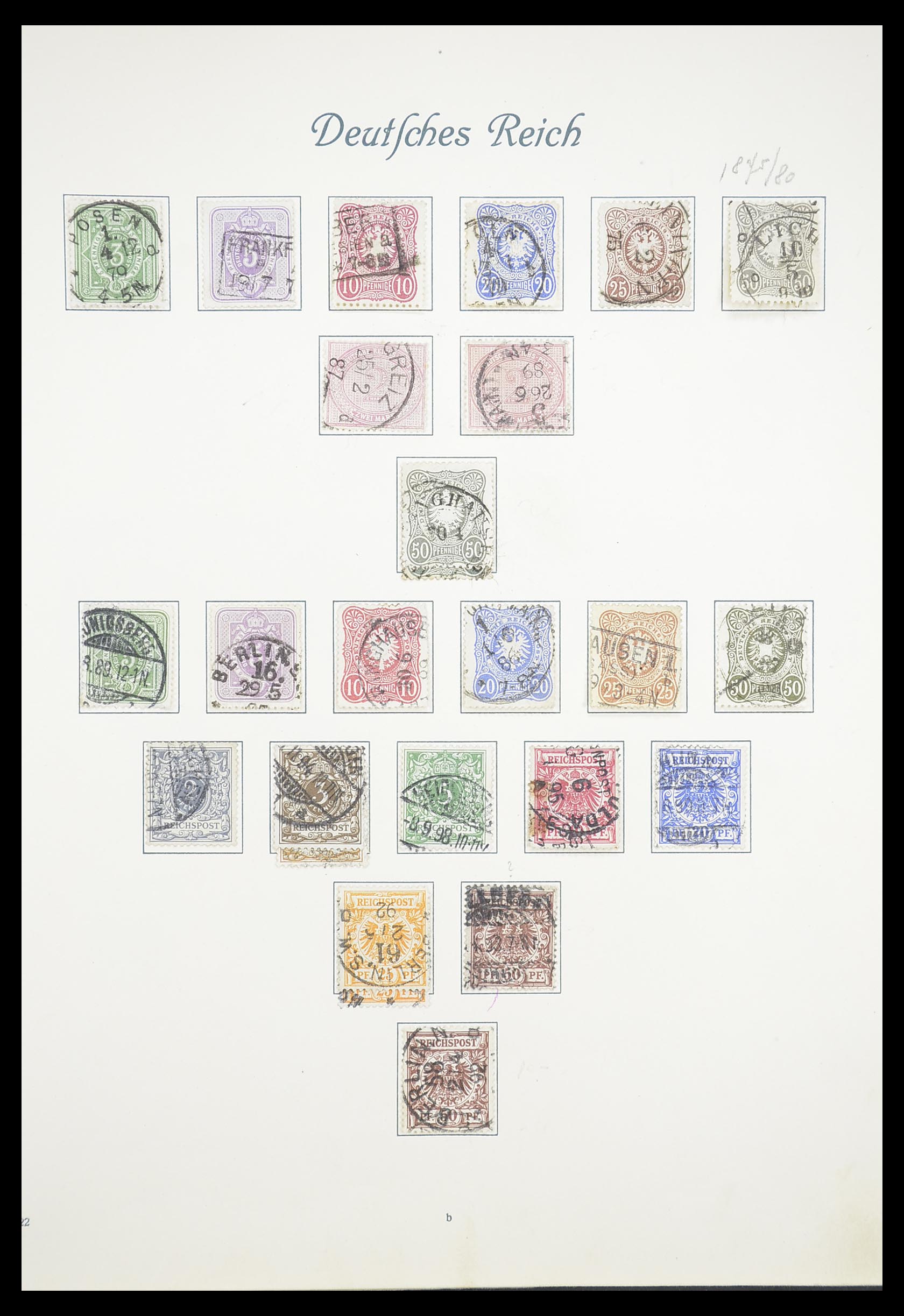 33380 002 - Postzegelverzameling 33380 Duitse Rijk 1872-1945.