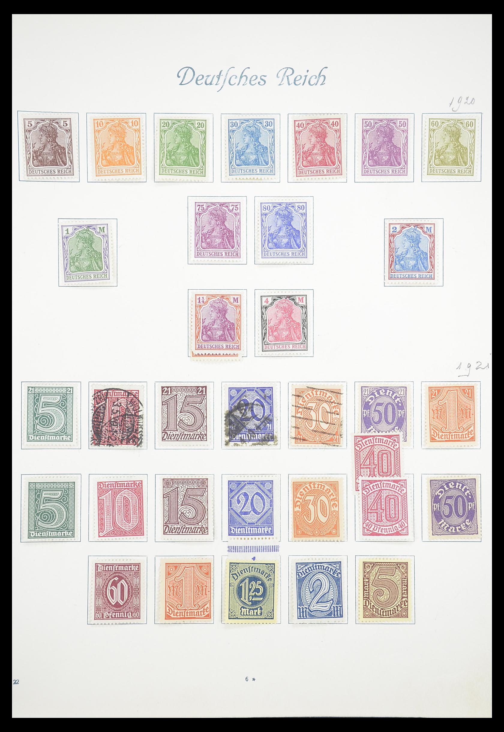 33380 009 - Postzegelverzameling 33380 Duitse Rijk 1872-1945.