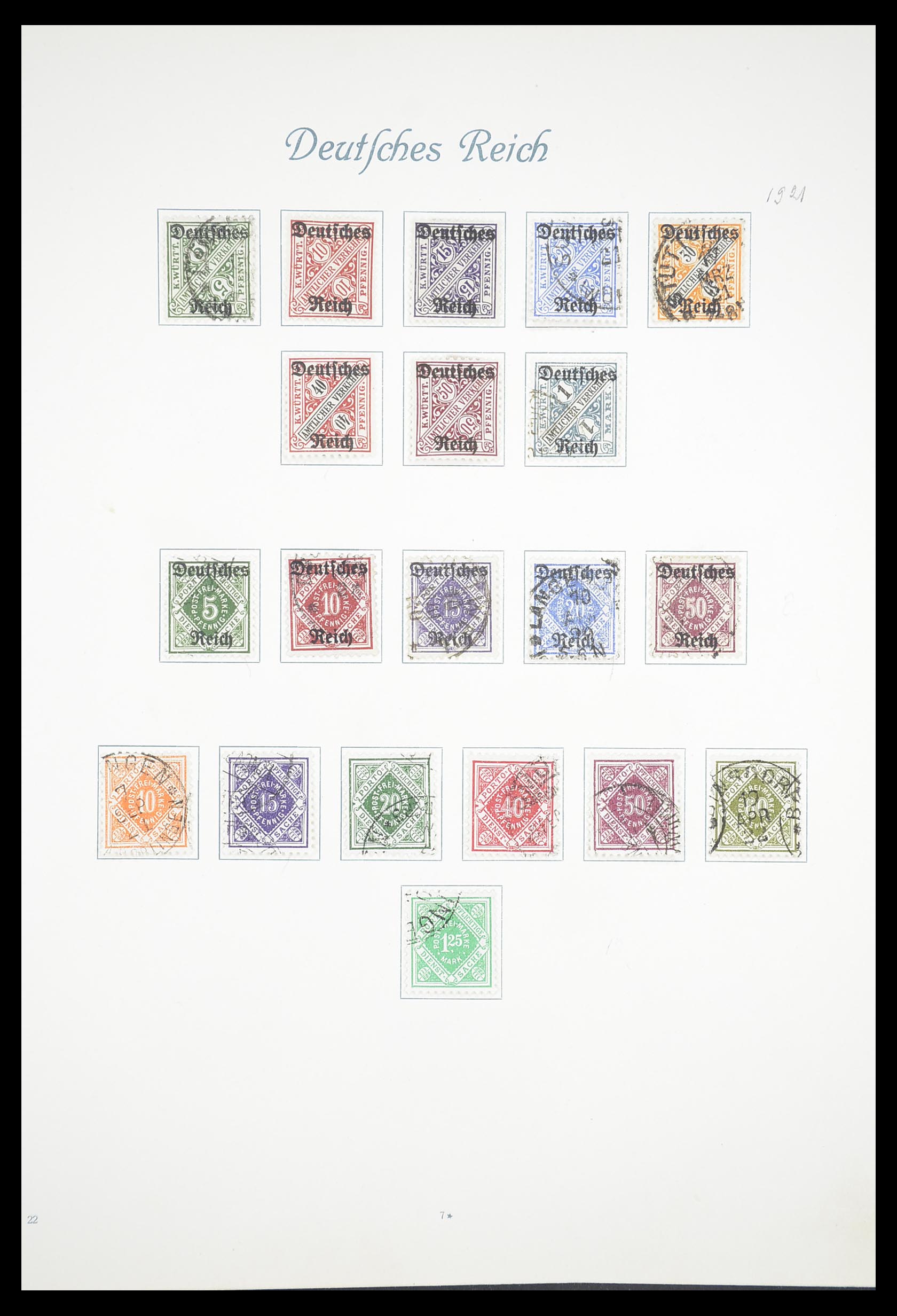 33380 010 - Stamp collection 33380 German Reich 1872-1945.