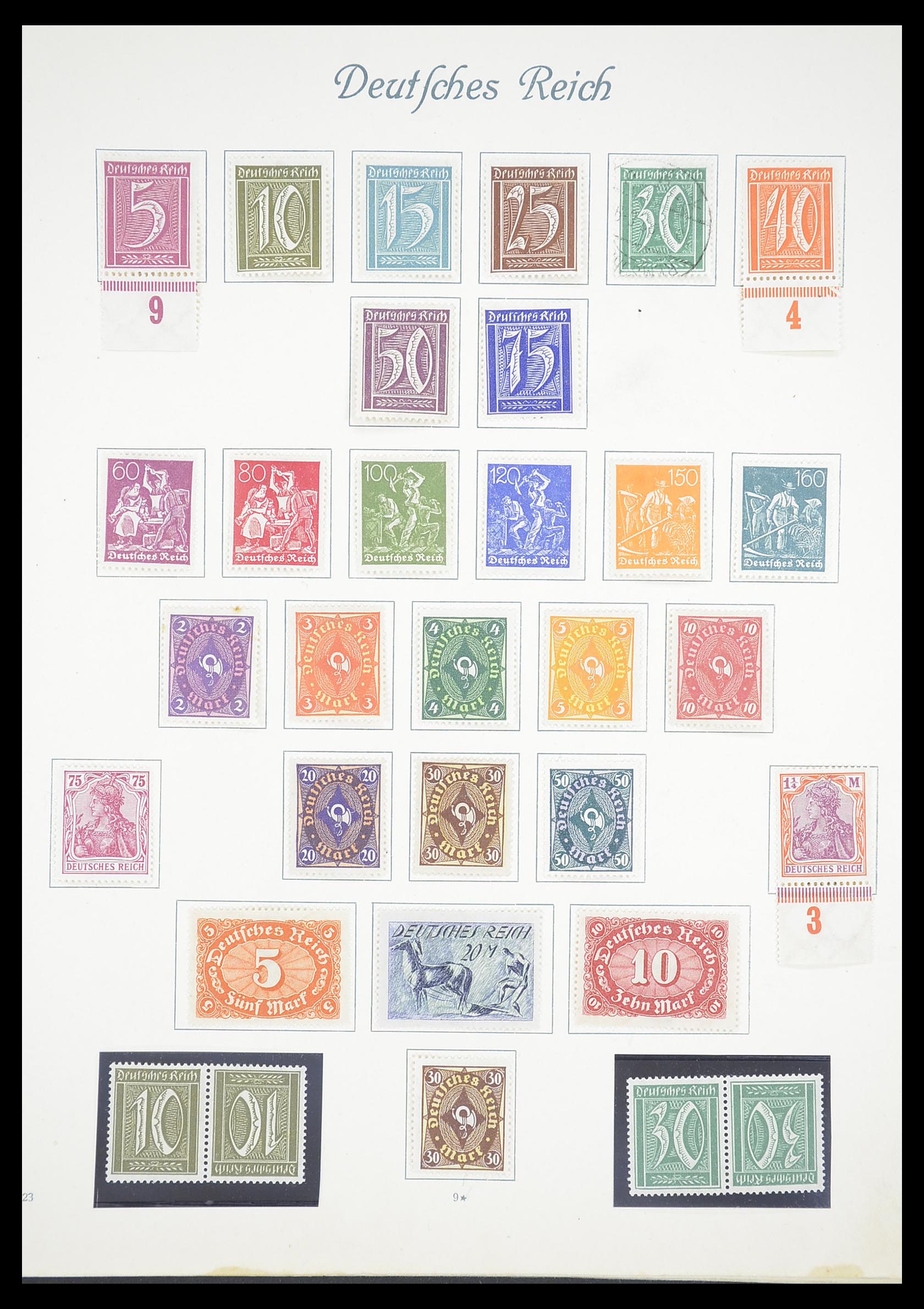 33380 012 - Stamp collection 33380 German Reich 1872-1945.