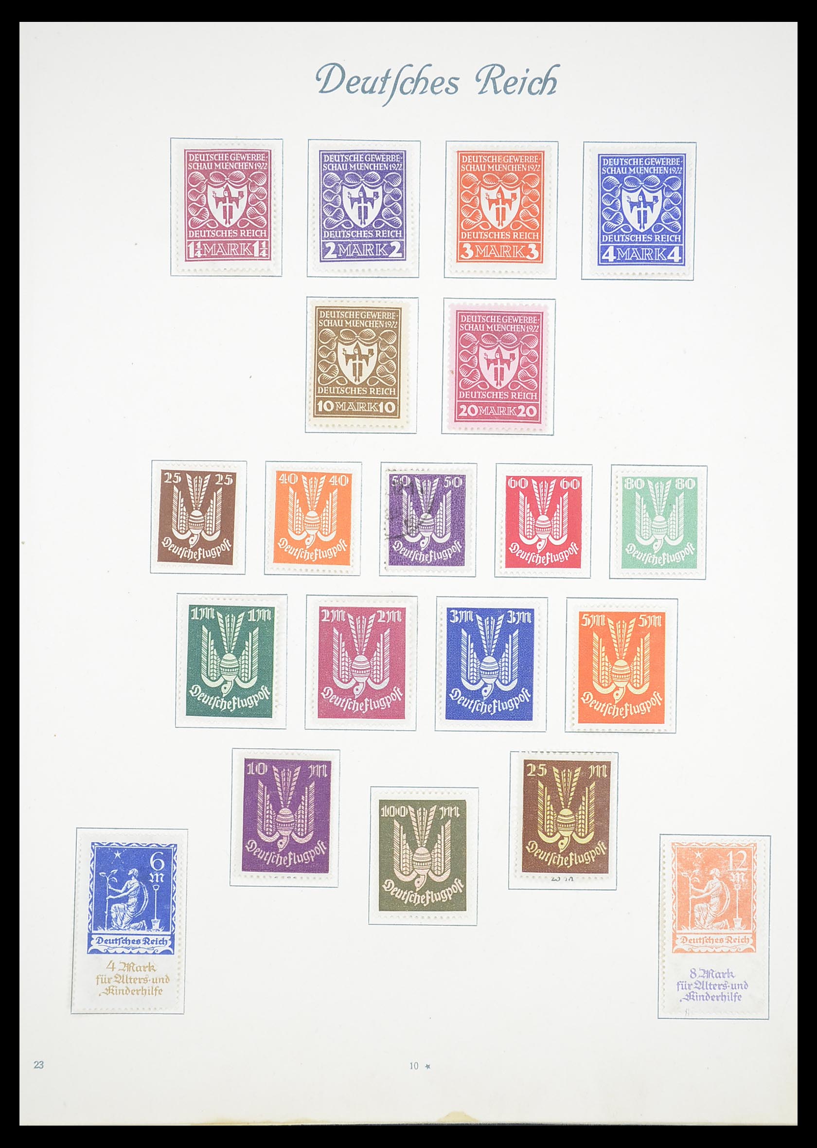 33380 013 - Stamp collection 33380 German Reich 1872-1945.