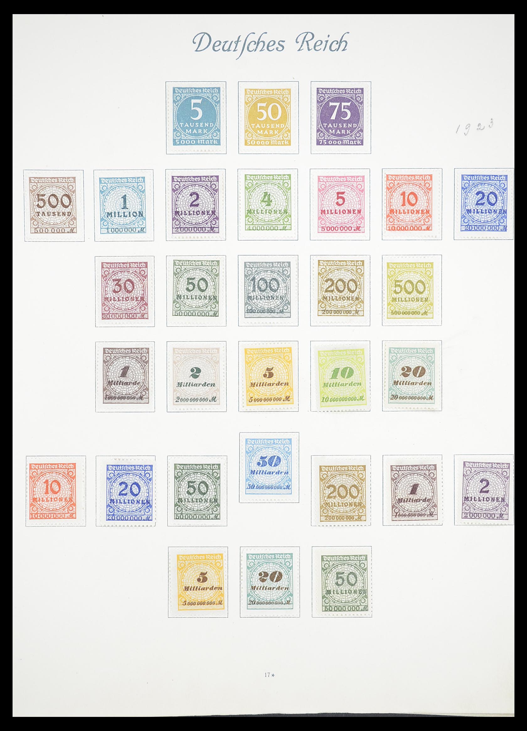 33380 020 - Stamp collection 33380 German Reich 1872-1945.