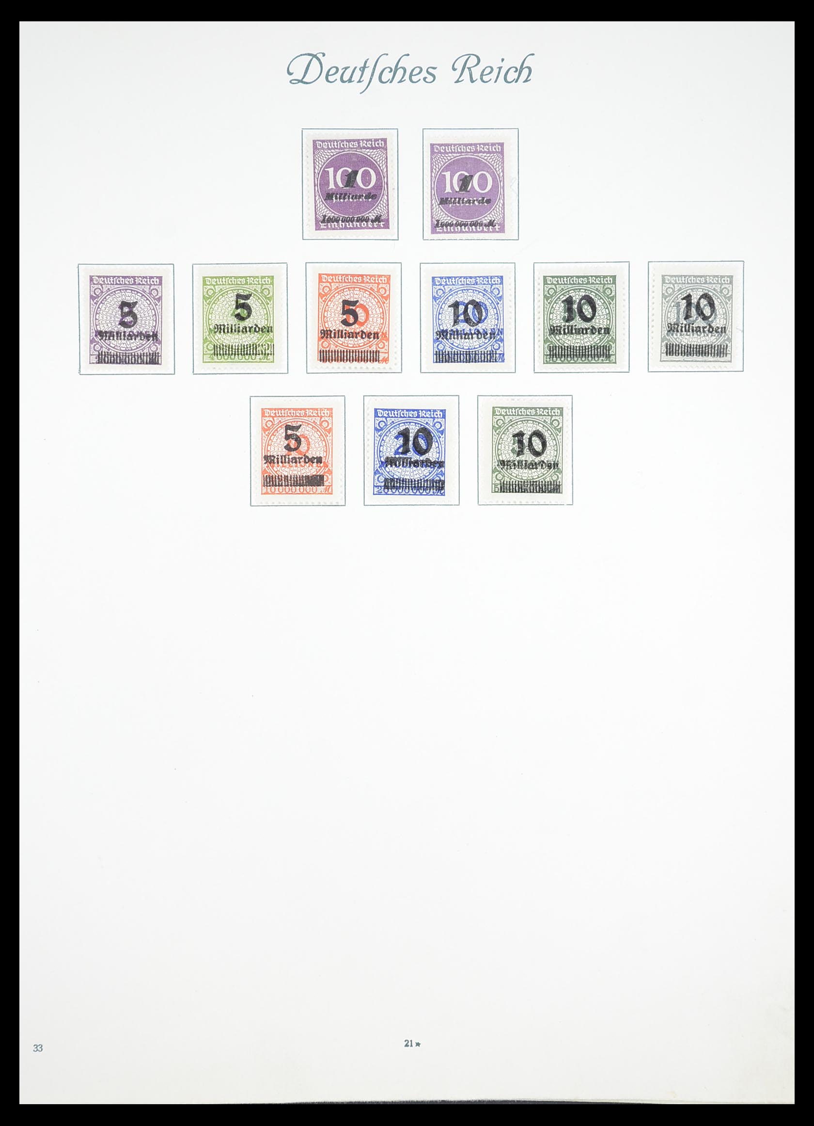 33380 023 - Postzegelverzameling 33380 Duitse Rijk 1872-1945.