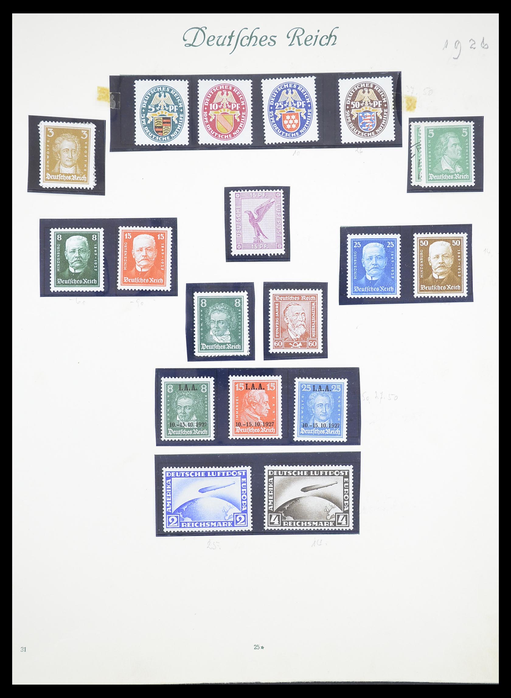 33380 026 - Stamp collection 33380 German Reich 1872-1945.