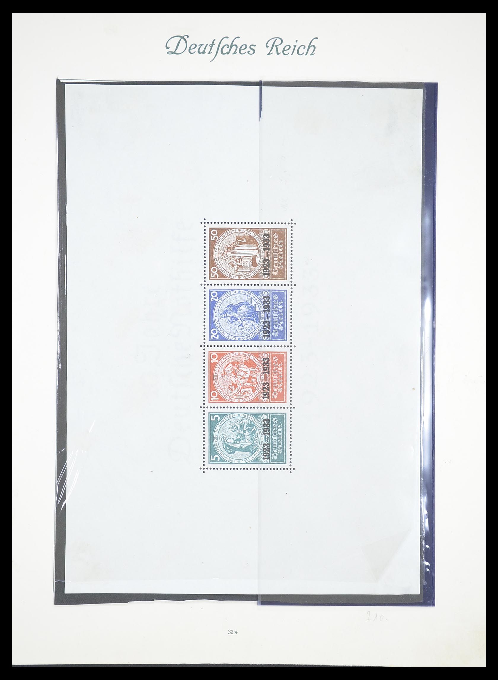 33380 033 - Stamp collection 33380 German Reich 1872-1945.