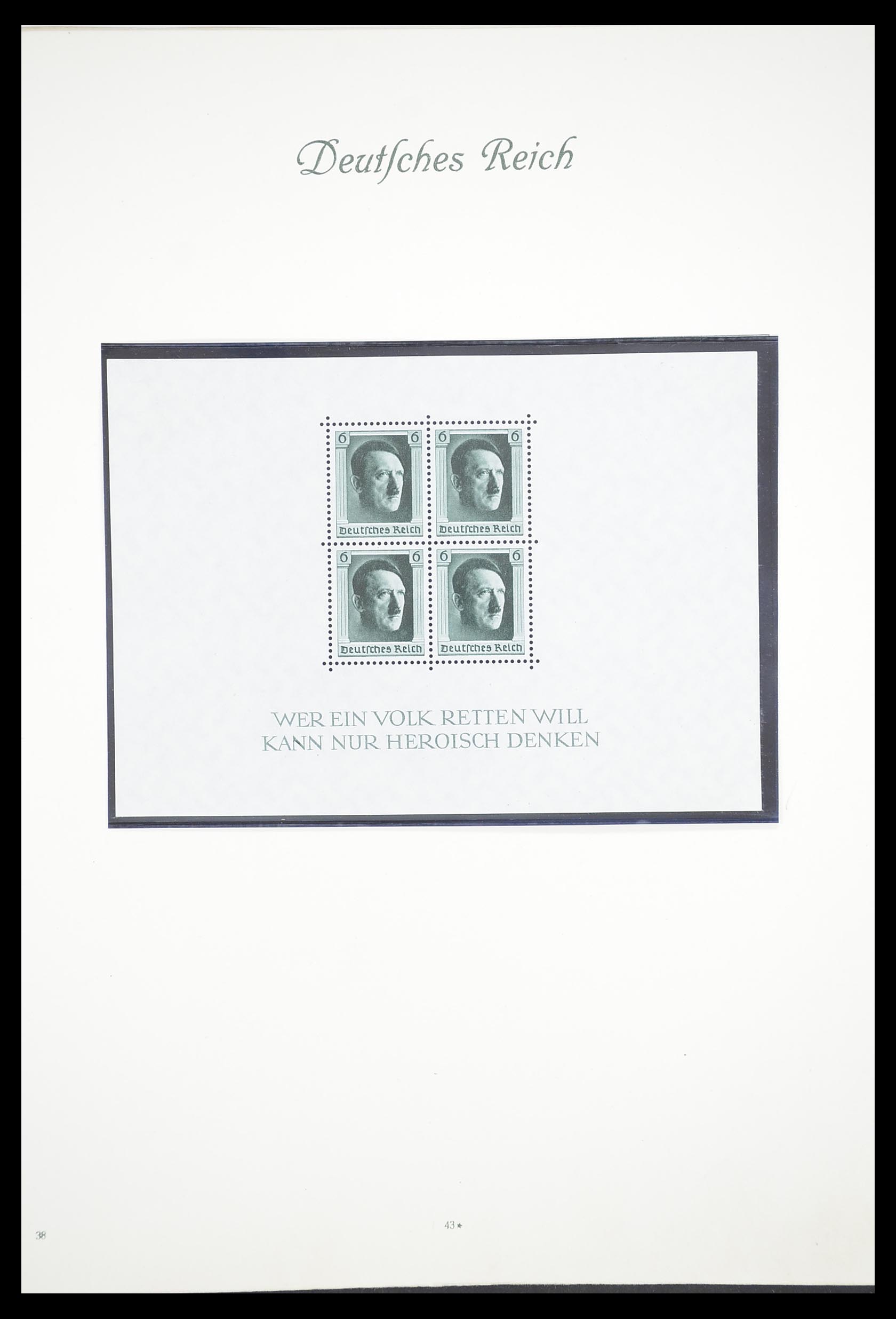 33380 046 - Stamp collection 33380 German Reich 1872-1945.