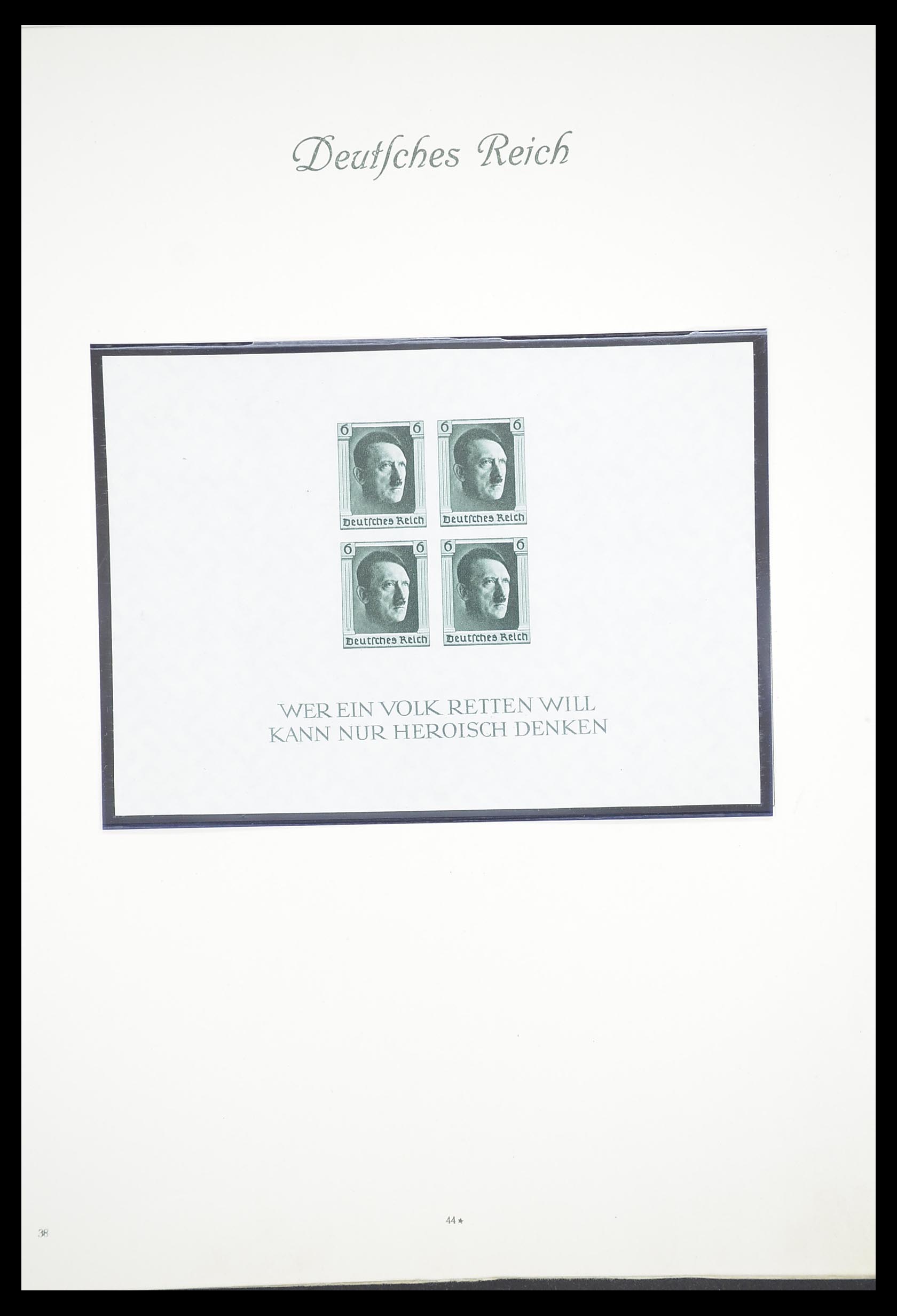 33380 047 - Postzegelverzameling 33380 Duitse Rijk 1872-1945.