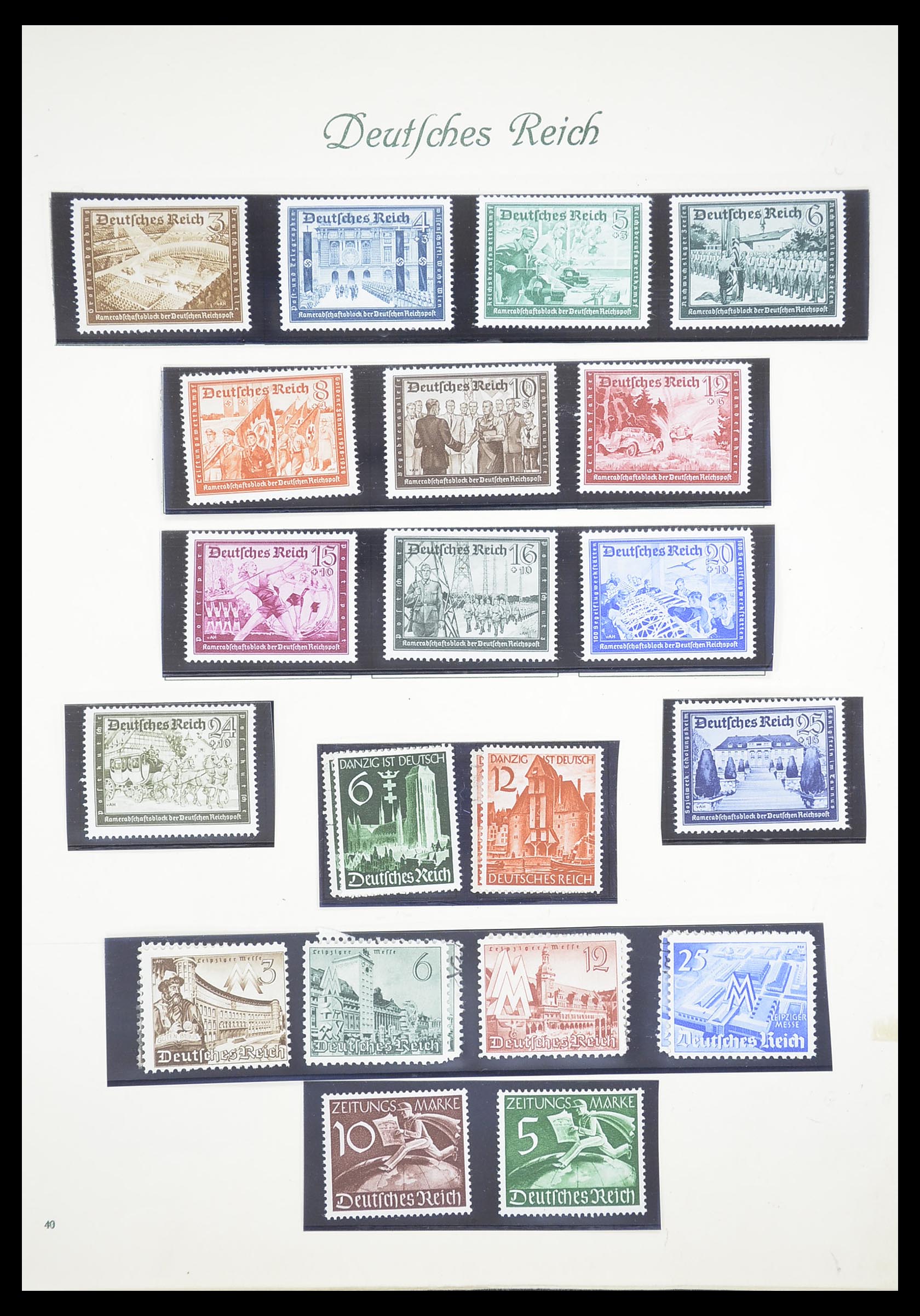 33380 055 - Postzegelverzameling 33380 Duitse Rijk 1872-1945.