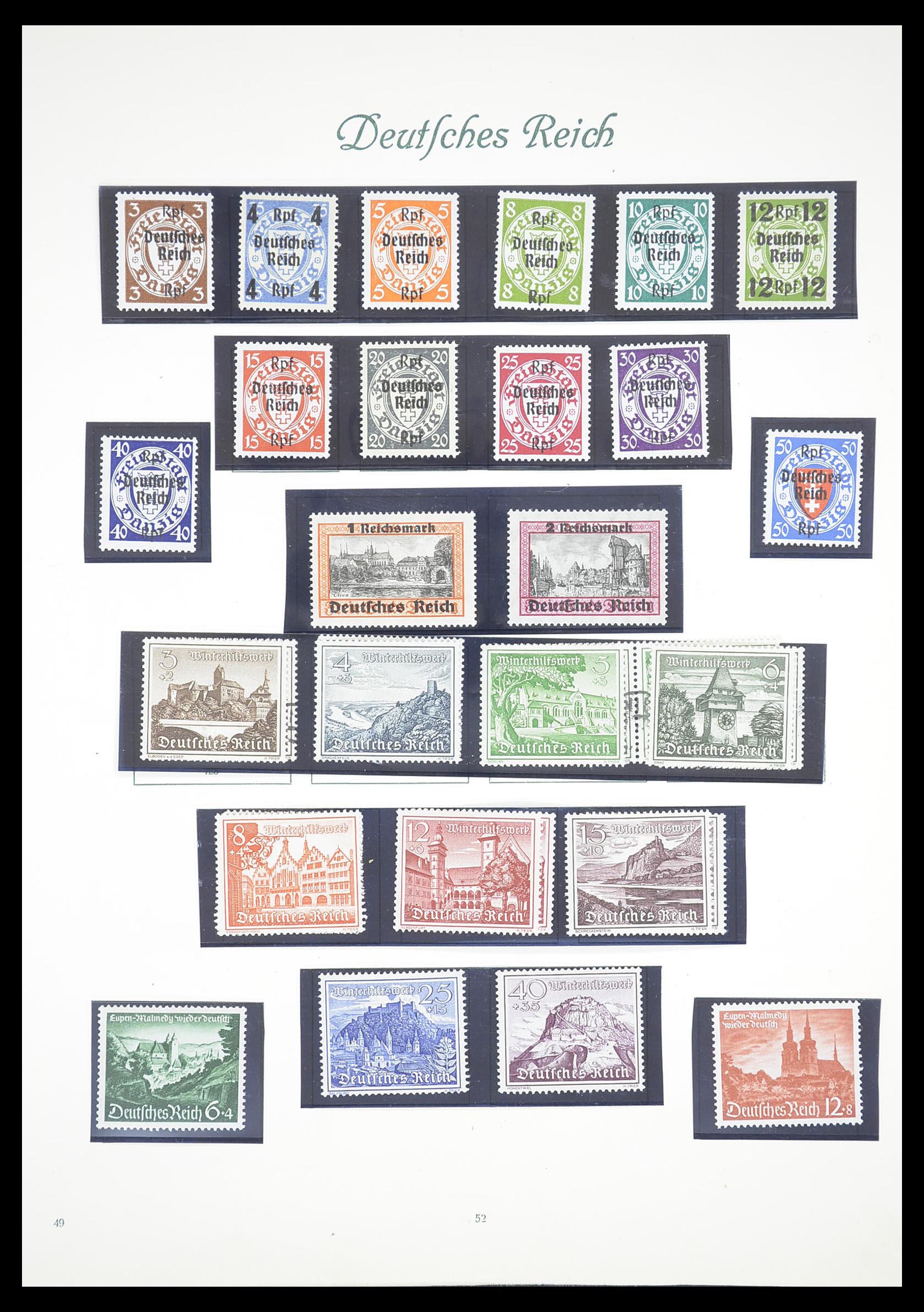 33380 057 - Postzegelverzameling 33380 Duitse Rijk 1872-1945.