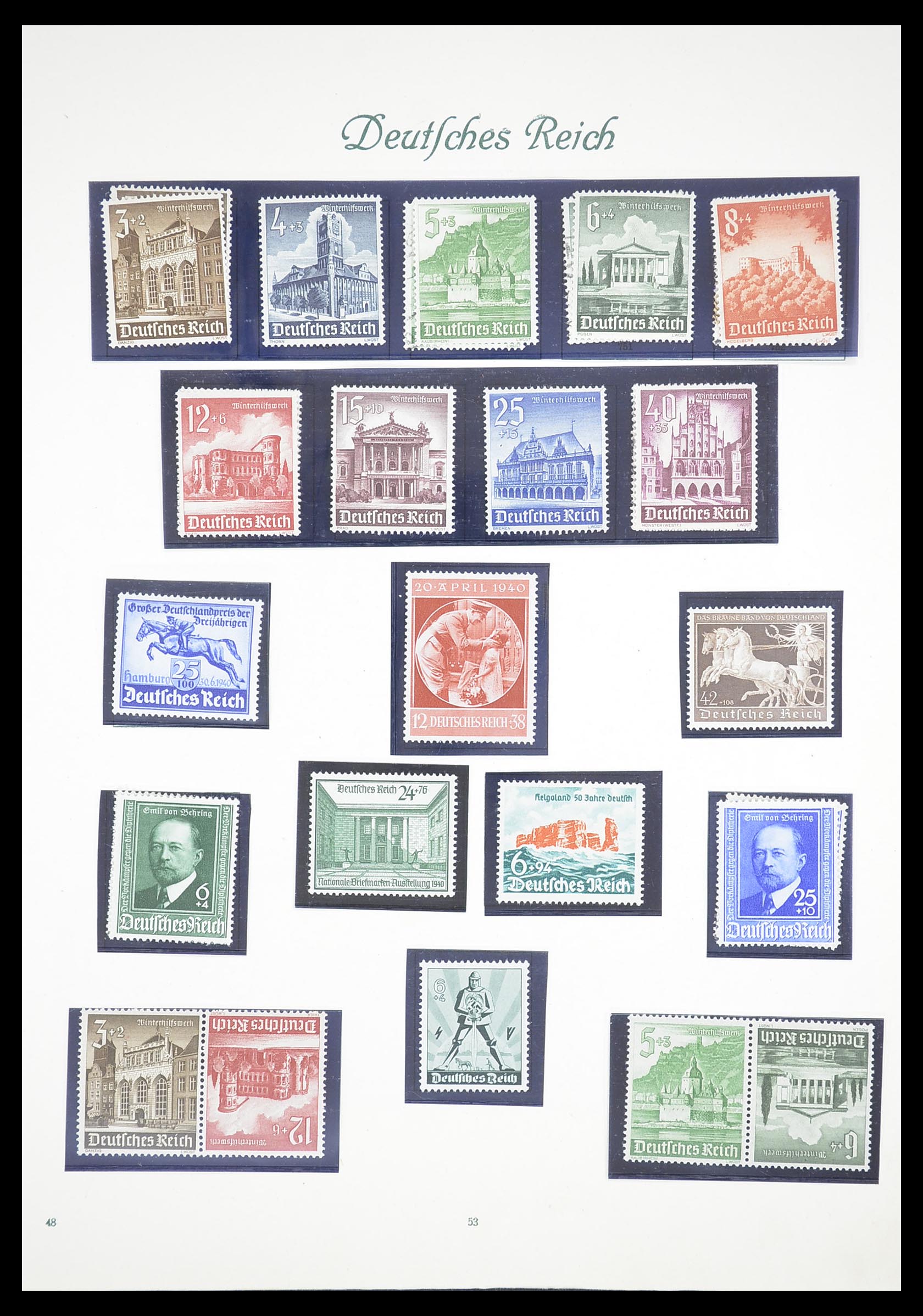 33380 059 - Postzegelverzameling 33380 Duitse Rijk 1872-1945.