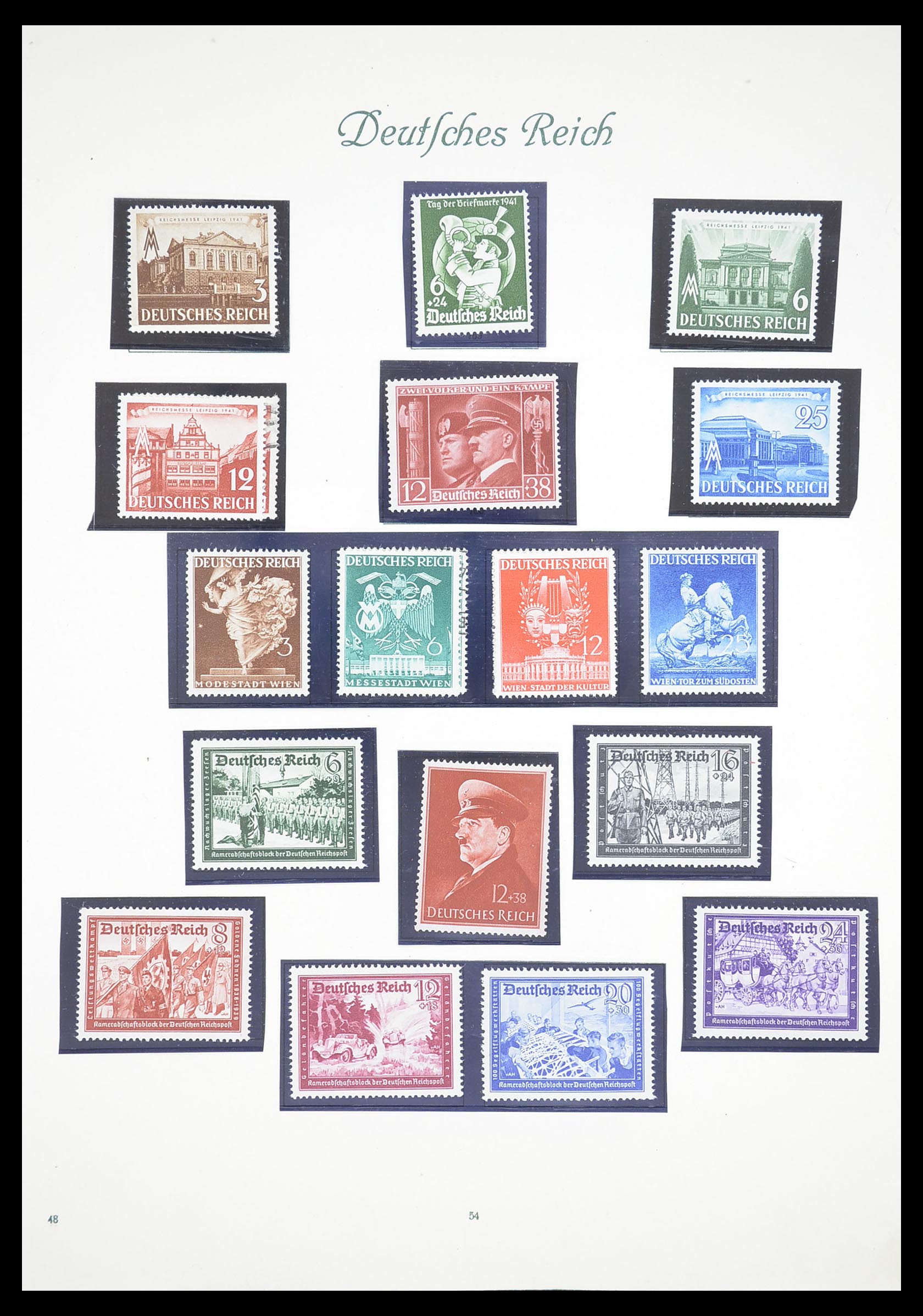 33380 060 - Stamp collection 33380 German Reich 1872-1945.