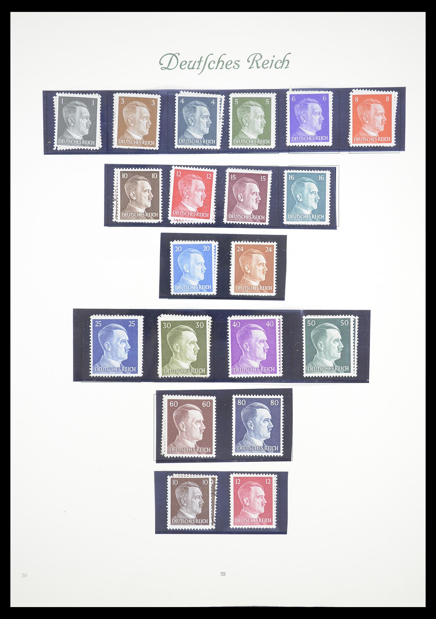 33380 061 - Postzegelverzameling 33380 Duitse Rijk 1872-1945.