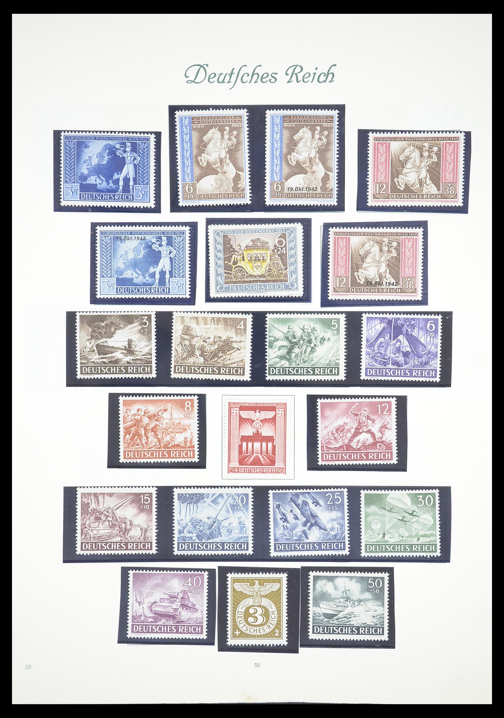 33380 065 - Stamp collection 33380 German Reich 1872-1945.