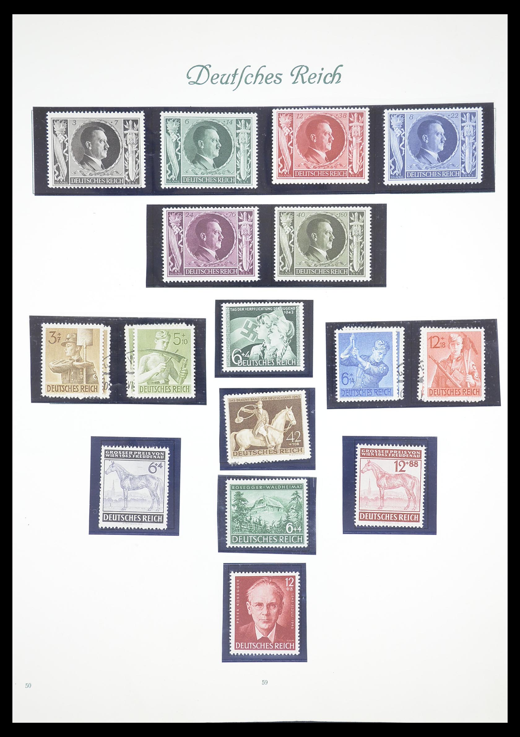 33380 066 - Postzegelverzameling 33380 Duitse Rijk 1872-1945.