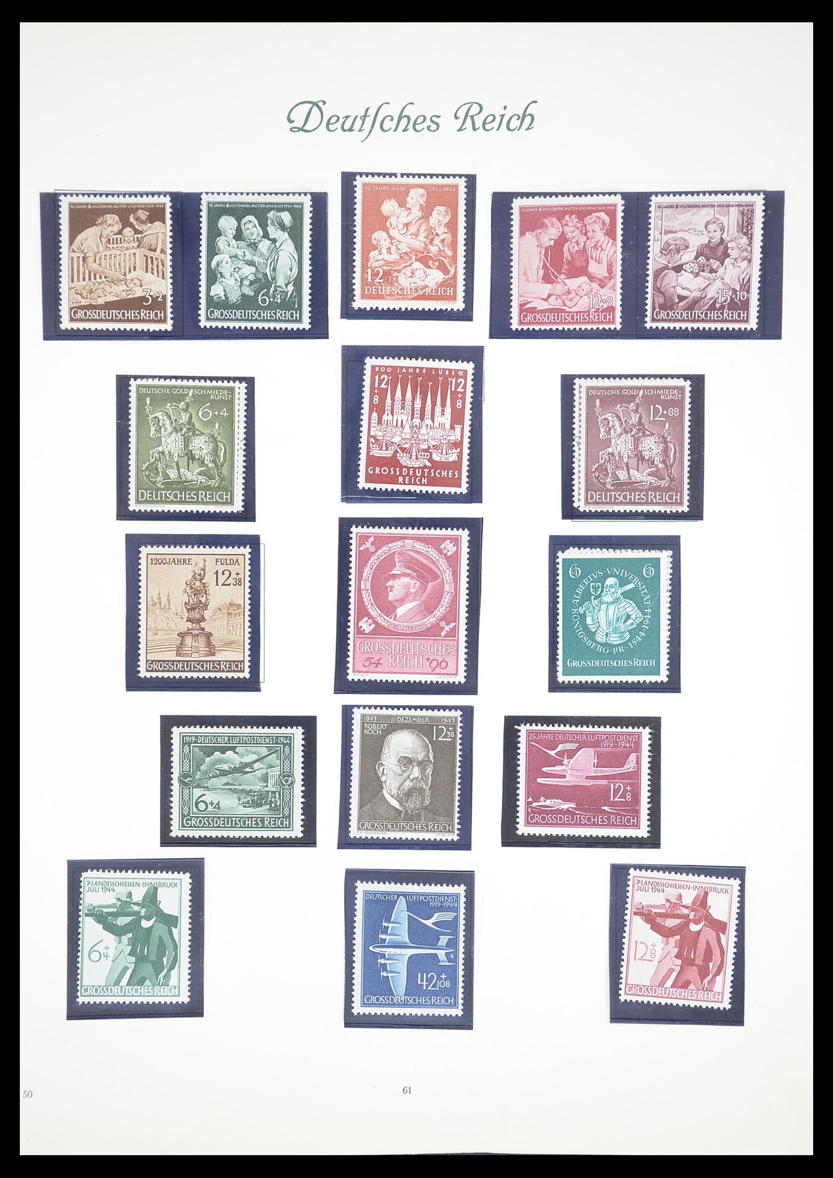33380 068 - Stamp collection 33380 German Reich 1872-1945.