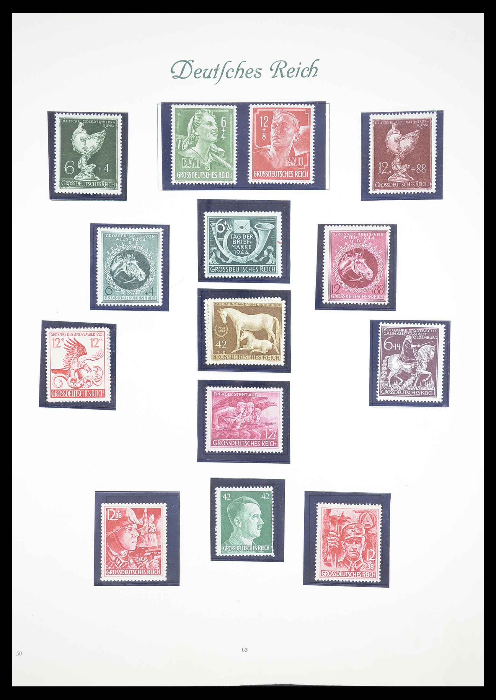 33380 070 - Stamp collection 33380 German Reich 1872-1945.
