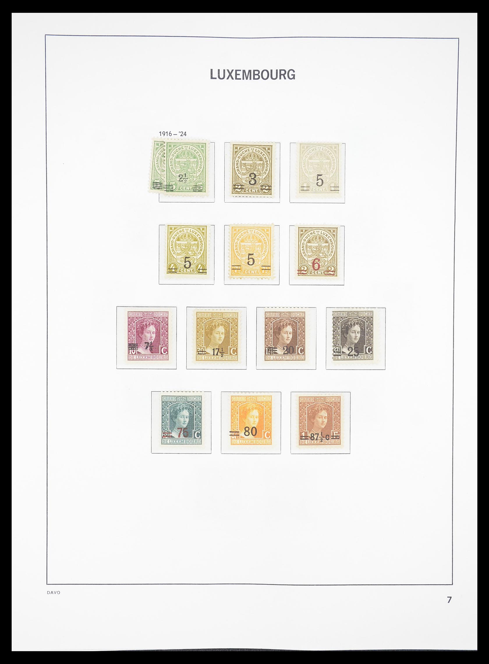 33381 007 - Postzegelverzameling 33381 Luxemburg 1852-2010.
