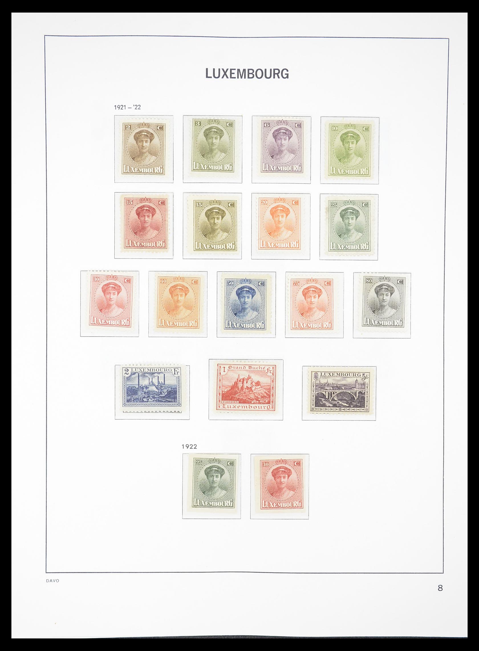 33381 008 - Postzegelverzameling 33381 Luxemburg 1852-2010.
