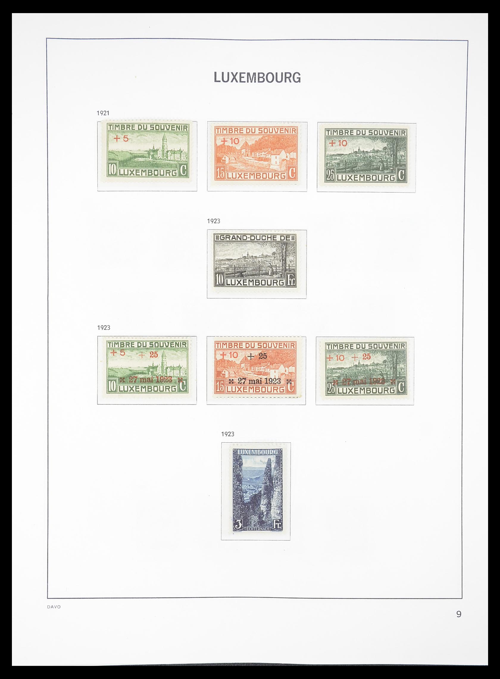 33381 009 - Stamp collection 33381 Luxembourg 1852-2010.