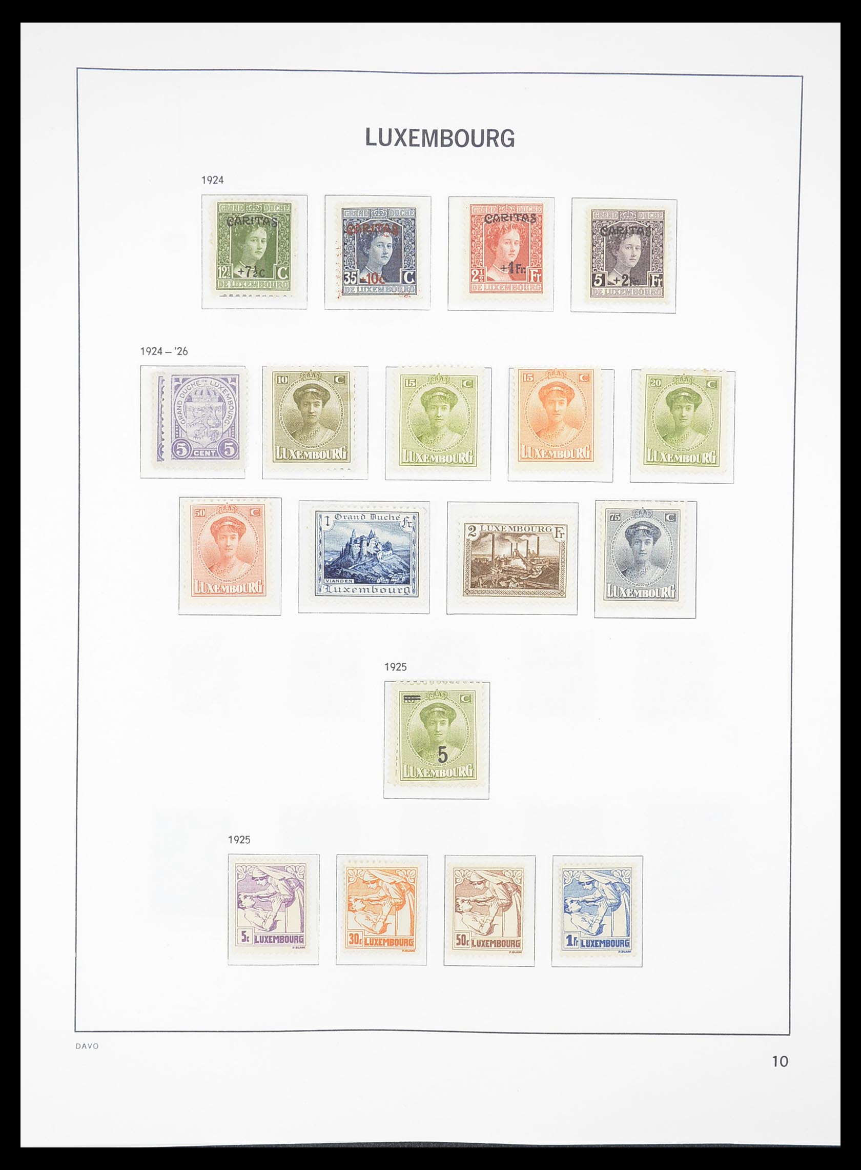 33381 010 - Postzegelverzameling 33381 Luxemburg 1852-2010.