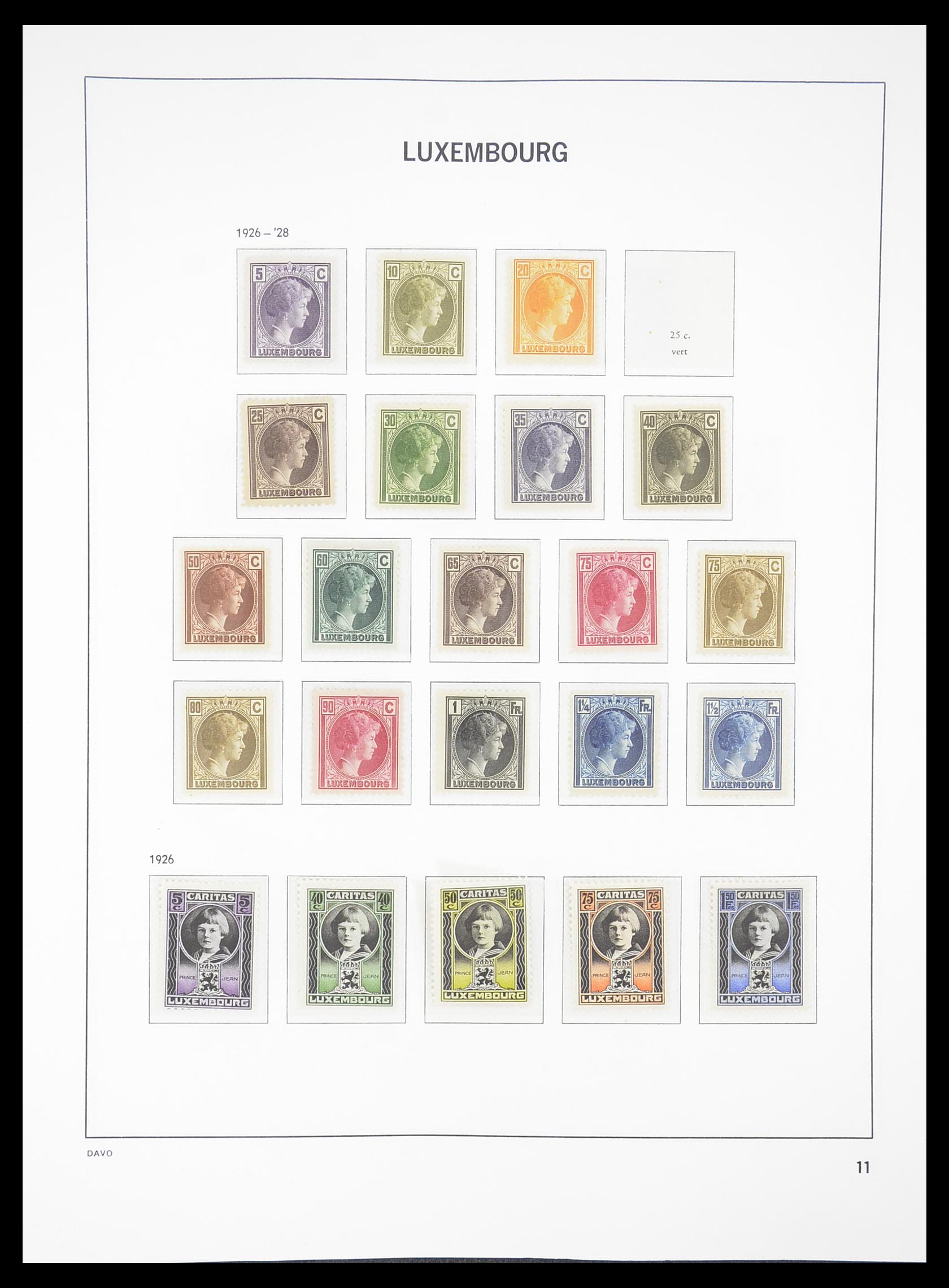 33381 011 - Stamp collection 33381 Luxembourg 1852-2010.