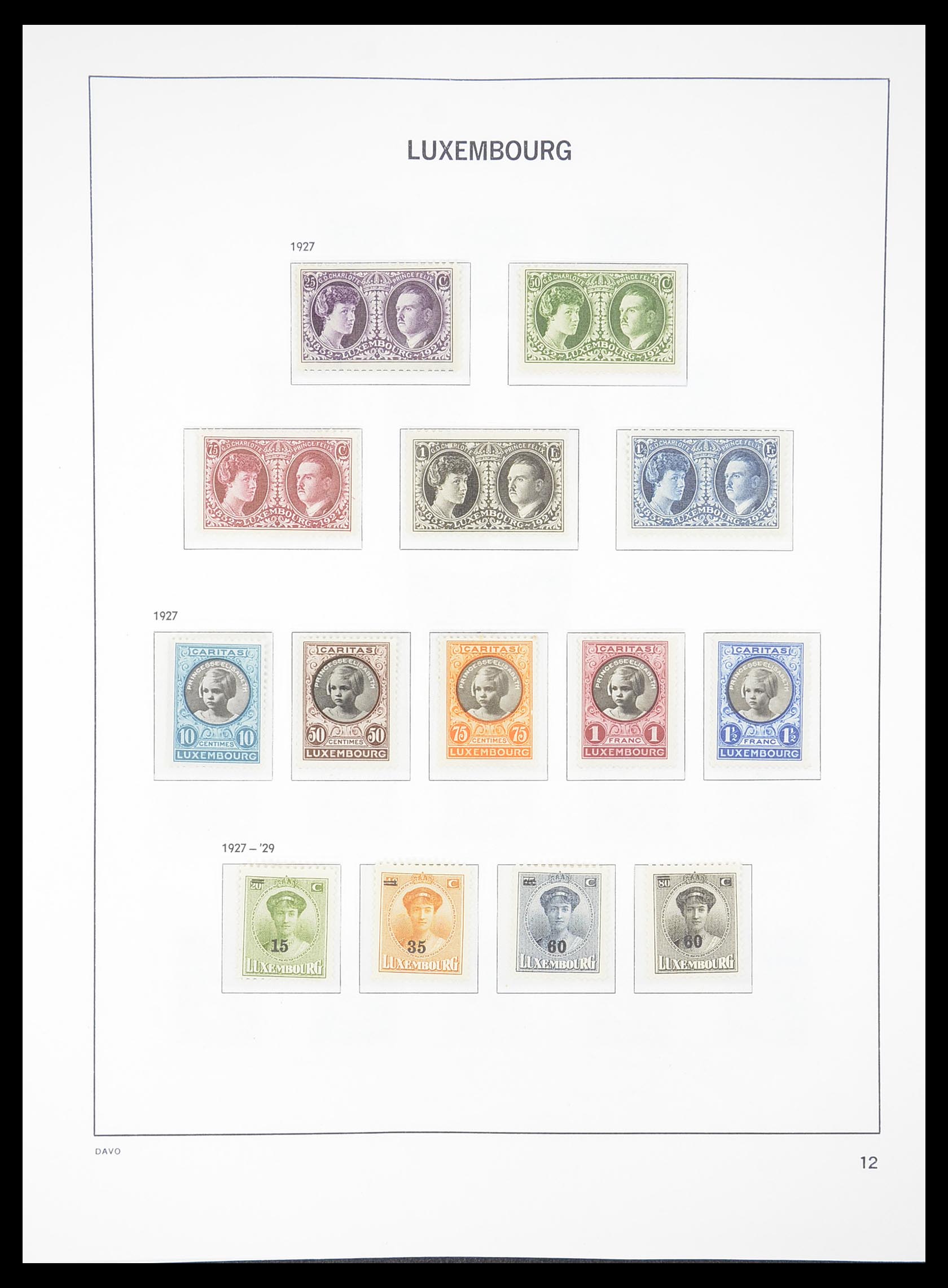 33381 012 - Postzegelverzameling 33381 Luxemburg 1852-2010.
