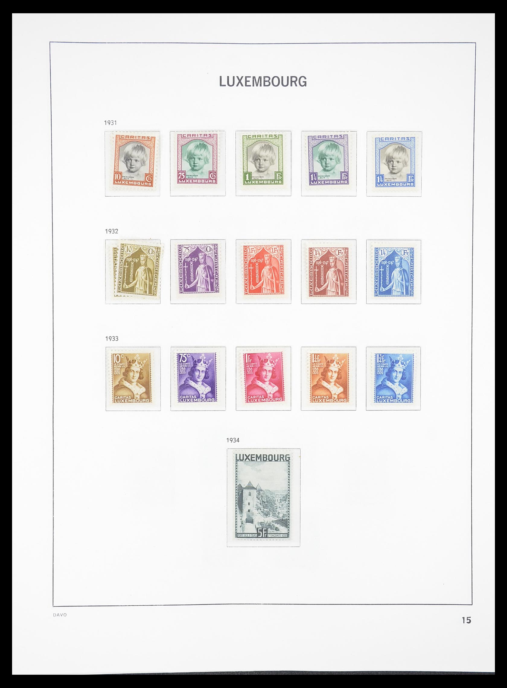 33381 015 - Postzegelverzameling 33381 Luxemburg 1852-2010.