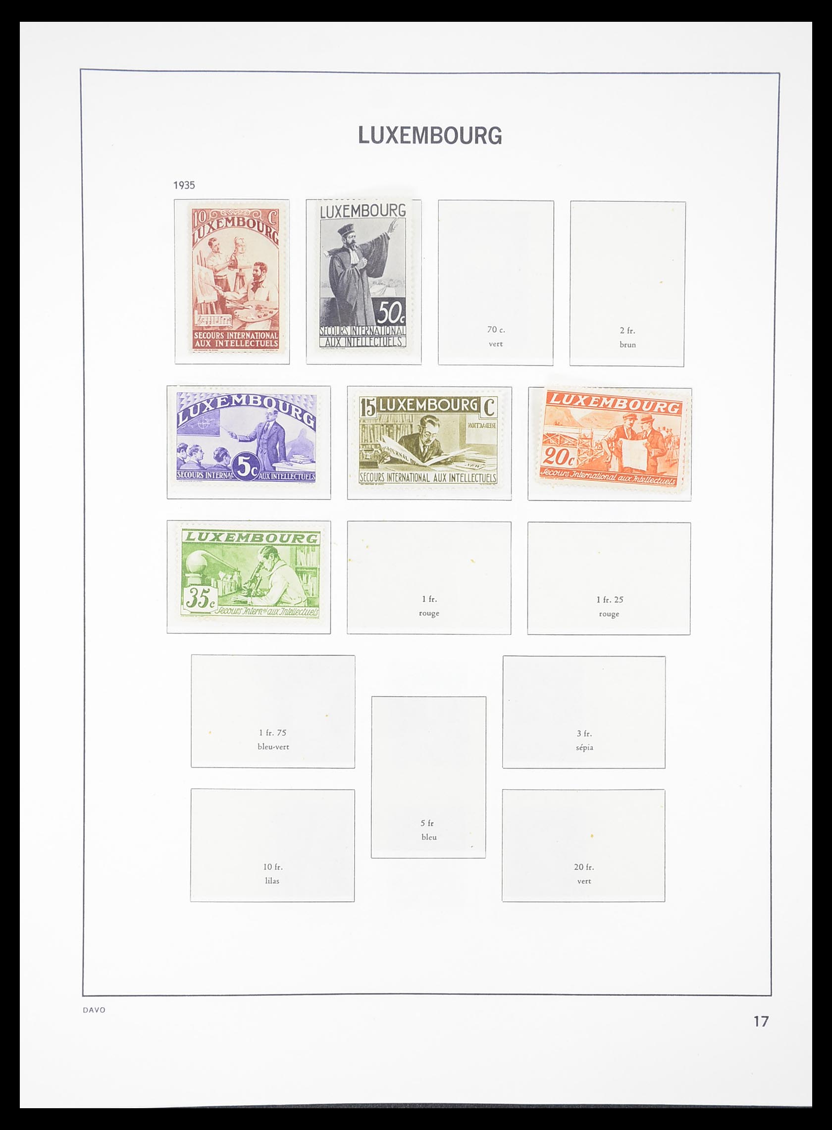33381 017 - Postzegelverzameling 33381 Luxemburg 1852-2010.