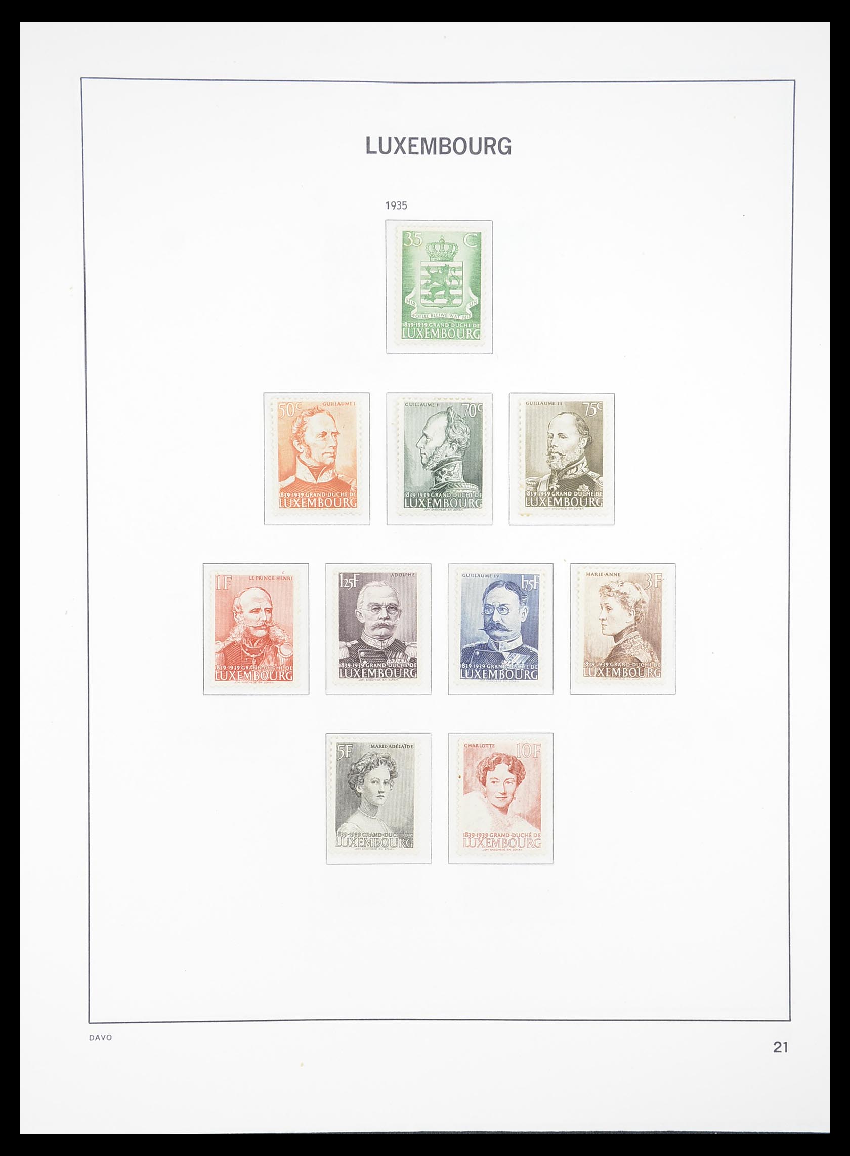 33381 021 - Postzegelverzameling 33381 Luxemburg 1852-2010.